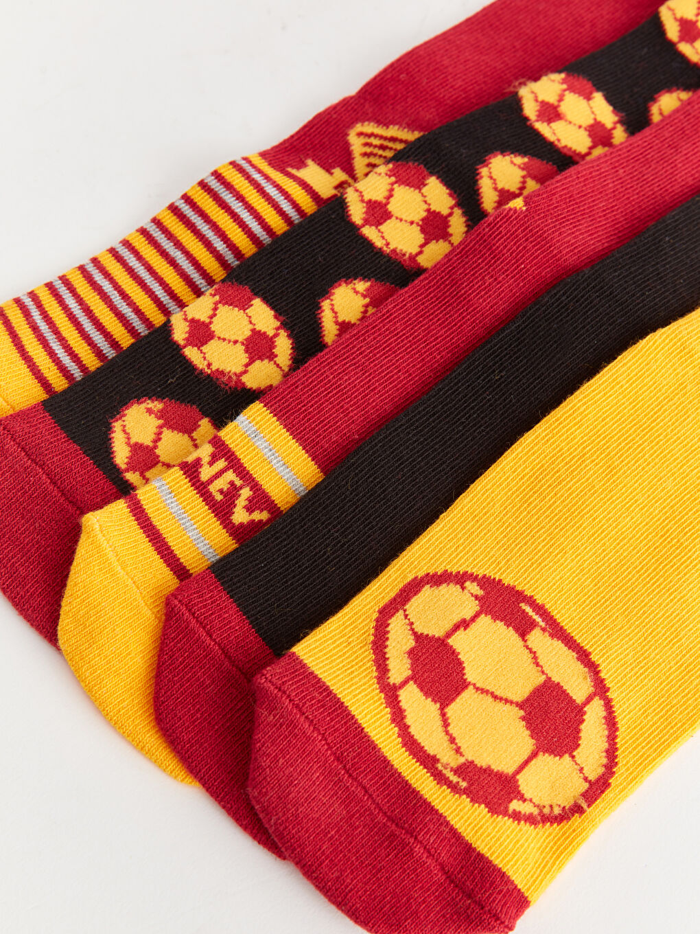 Karışık Desenli Erkek Çocuk Soket Çorap 5'li-2