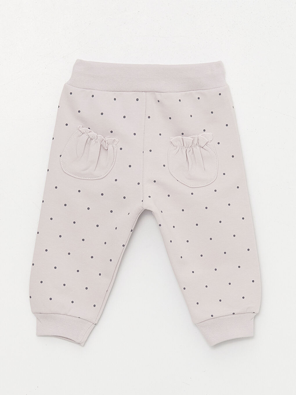 Lila Bisiklet Yaka Uzun Kollu Kız Bebek 2'li Takım-3