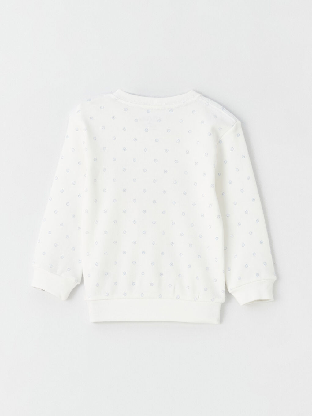 Mavi Bisiklet Yaka Uzun Kollu Baskılı Kız Bebek 2'li Takım-4