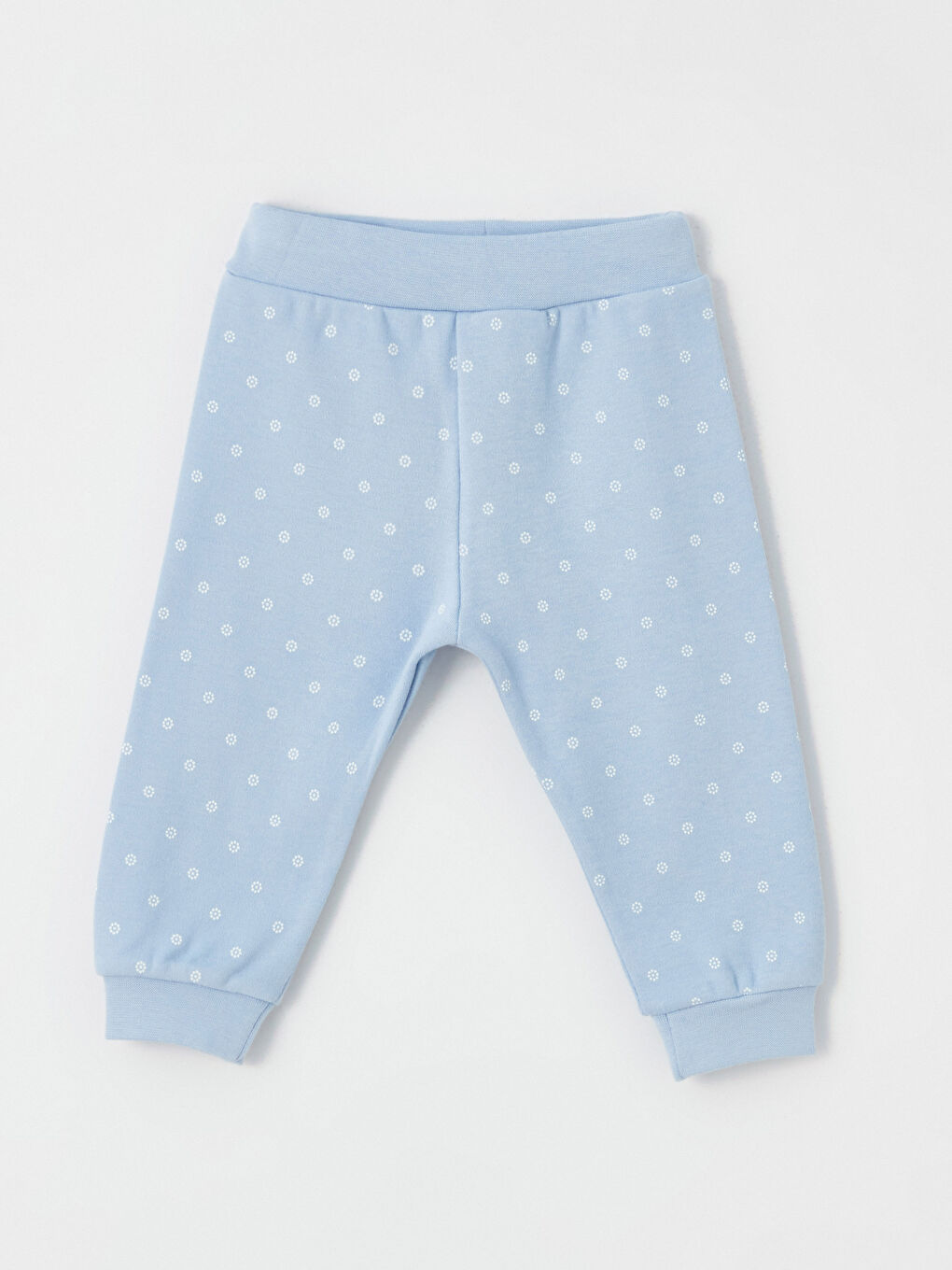 Mavi Bisiklet Yaka Uzun Kollu Baskılı Kız Bebek 2'li Takım-5