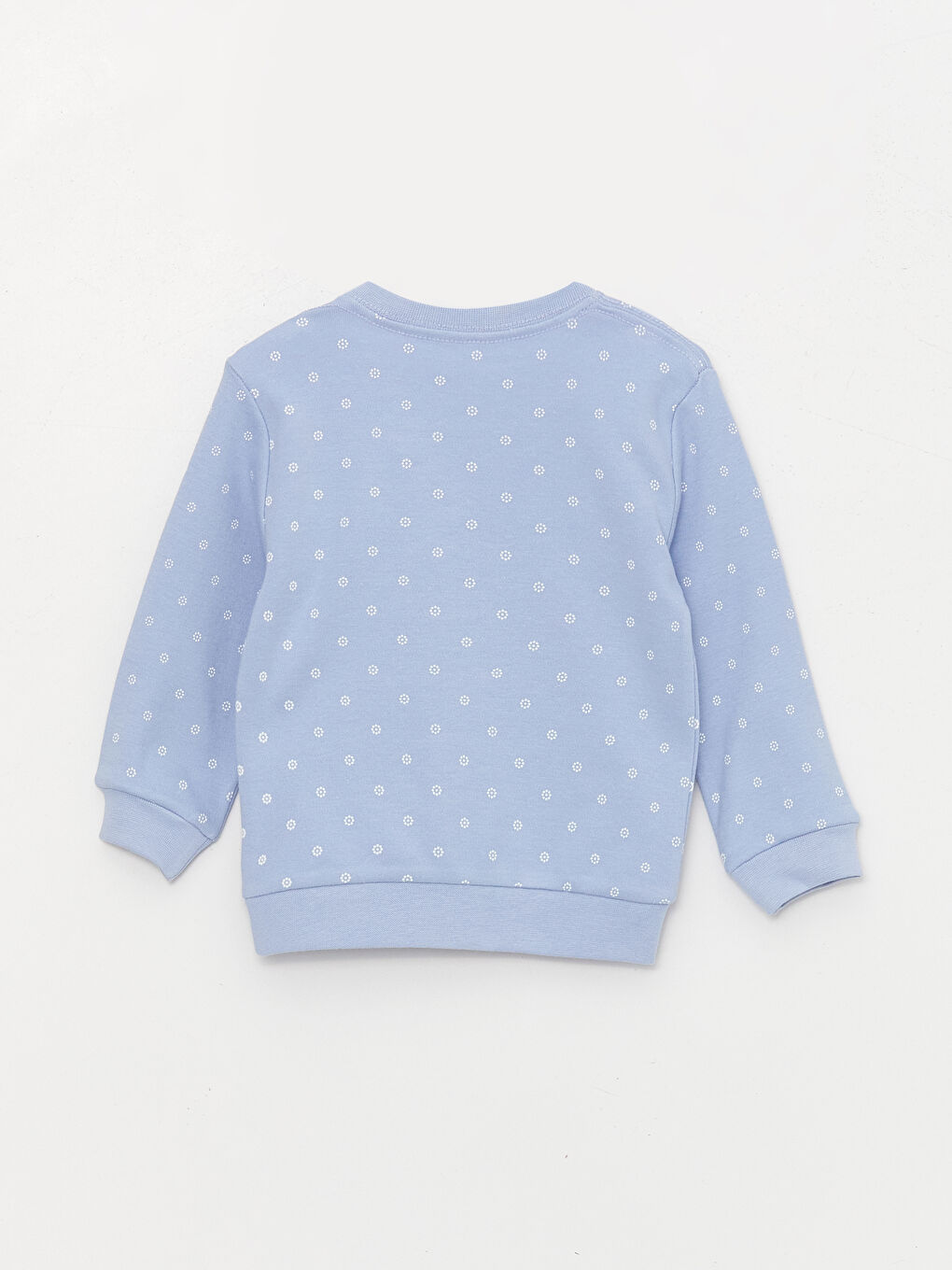 Mavi Bisiklet Yaka Uzun Kollu Baskılı Kız Bebek 2'li Takım-2