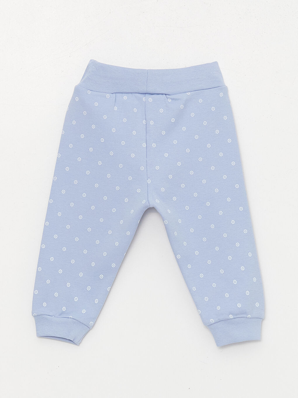 Mavi Bisiklet Yaka Uzun Kollu Baskılı Kız Bebek 2'li Takım-4