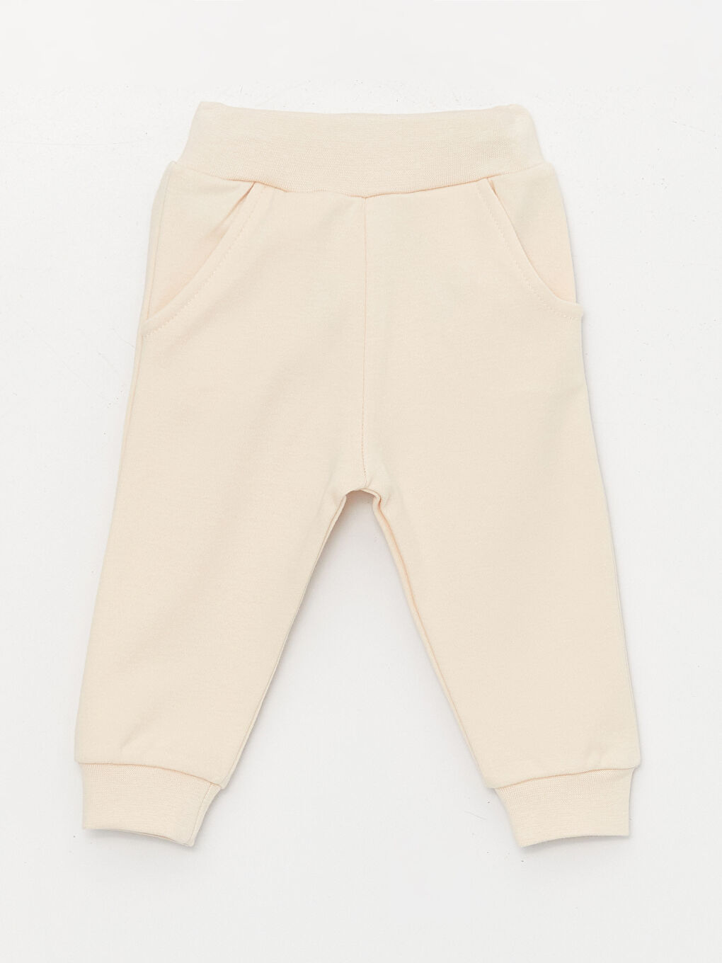 Ekru Bisiklet Yaka Uzun Kollu Baskılı Erkek Bebek 2'li Takım-3