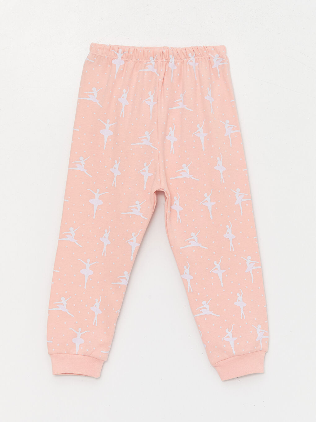 Pembe Bisiklet Yaka Baskılı Kız Bebek Pijama Takımı-3