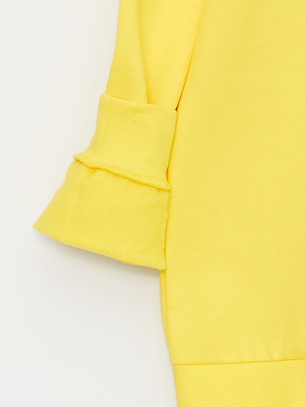 Sarı Fenerbahçe Baskılı Uzun Kollu Erkek Çocuk Hoodie-2