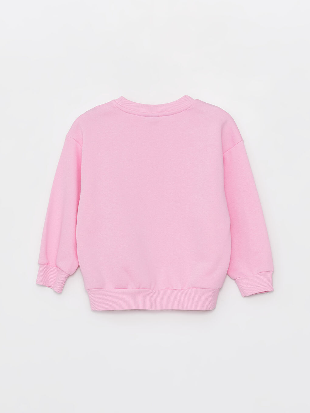 LCW Kids Pembe Bisiklet Yaka Barbie Baskılı Uzun Kollu Kız Çocuk Sweatshirt ve Eşofman Altı - 3