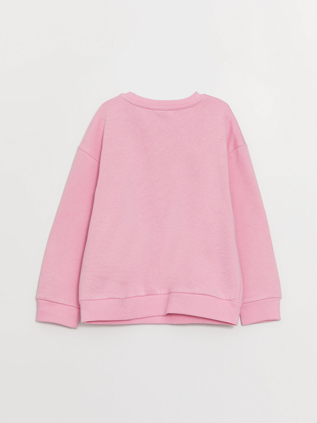 LCW Kids Pembe Leylak Bisiklet Yaka Barbie Baskılı Uzun Kollu Kız Çocuk Sweatshirt - 6