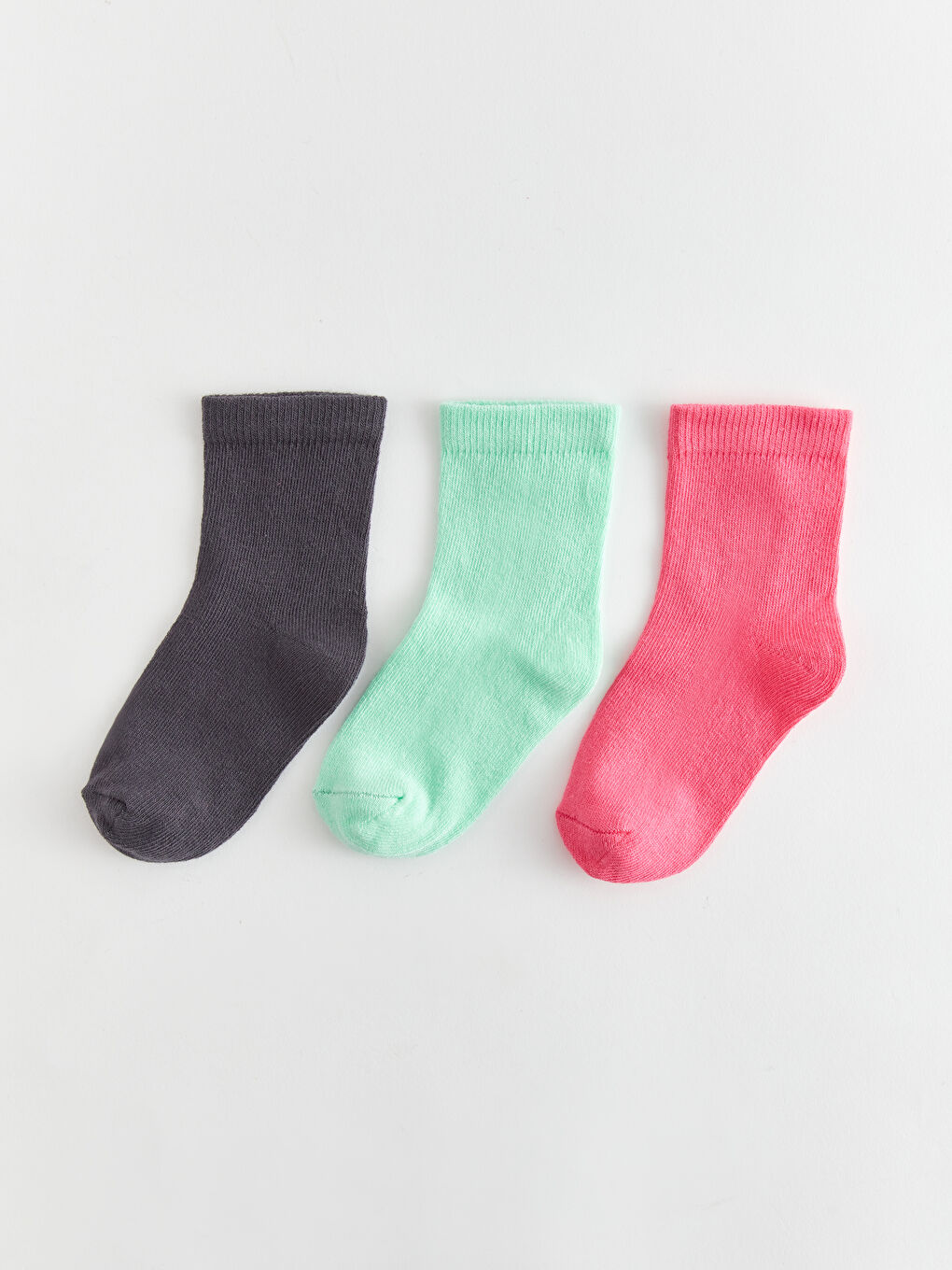 Basic Baby Girls' Ankle Socks 3-pack
