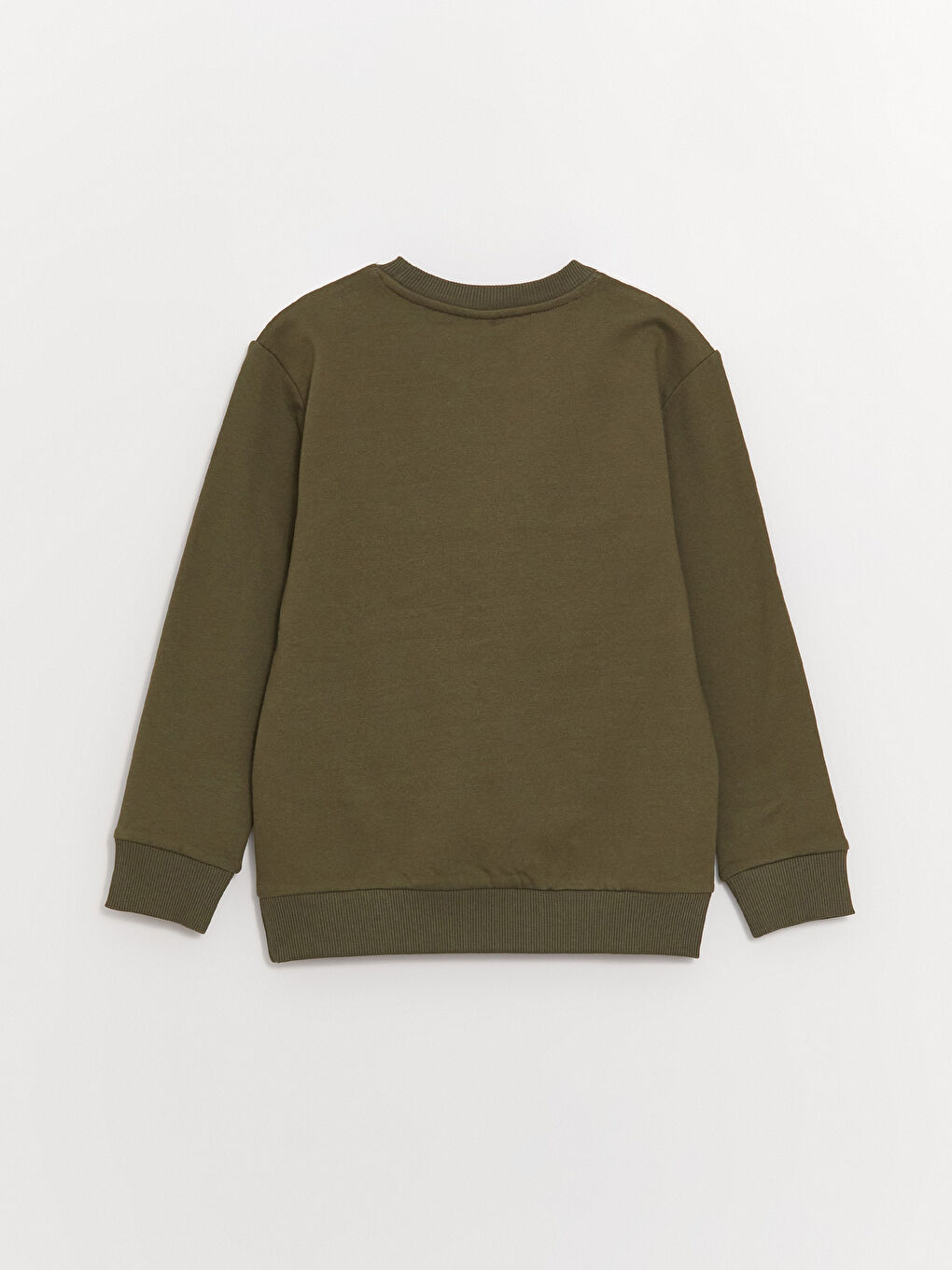 LCW Kids Haki Bisiklet Yaka Erkek Çocuk Sweatshirt - 2