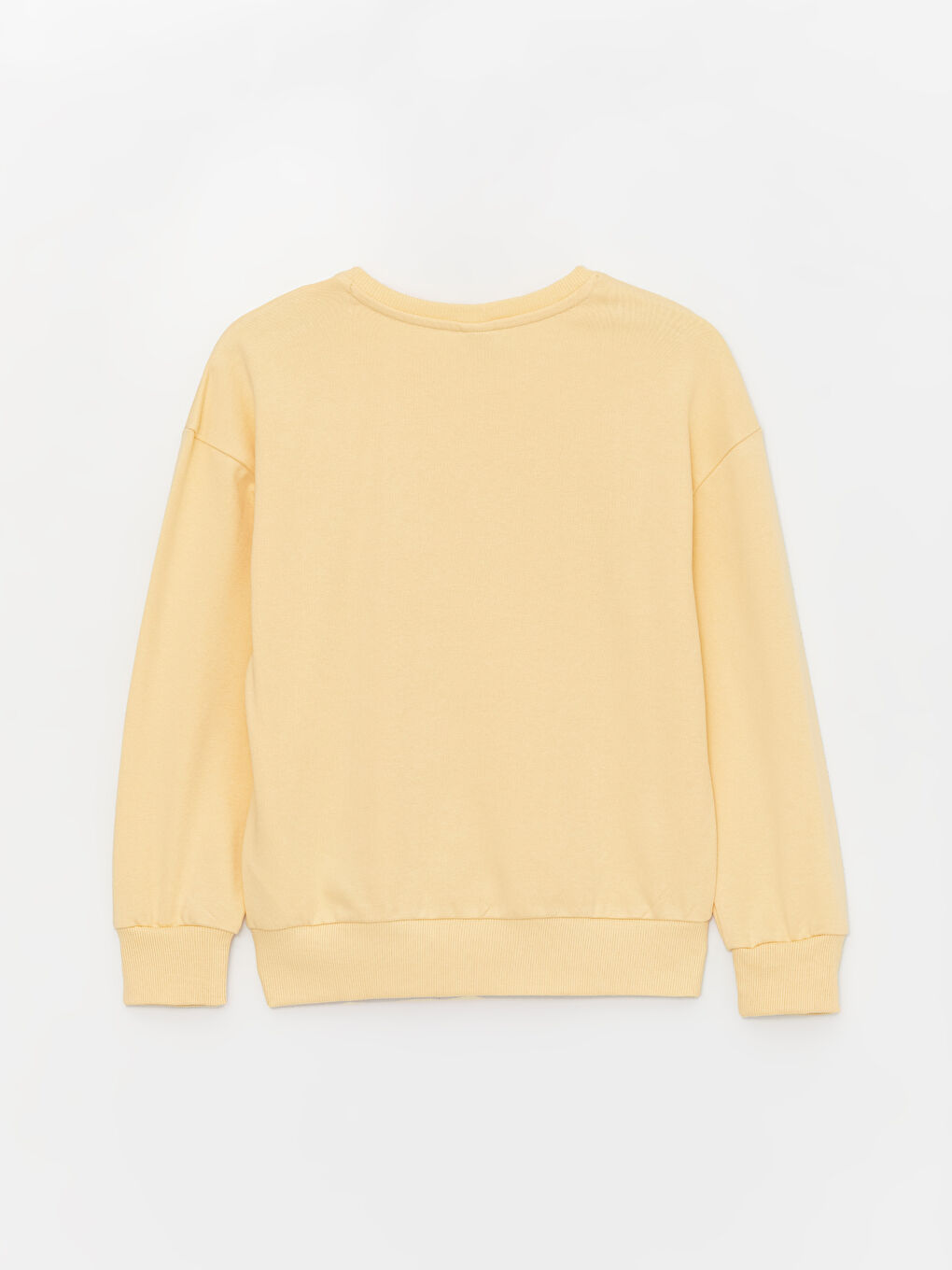 Crew Neck Printed Long Sleeve Girls' Sweatshirt-5