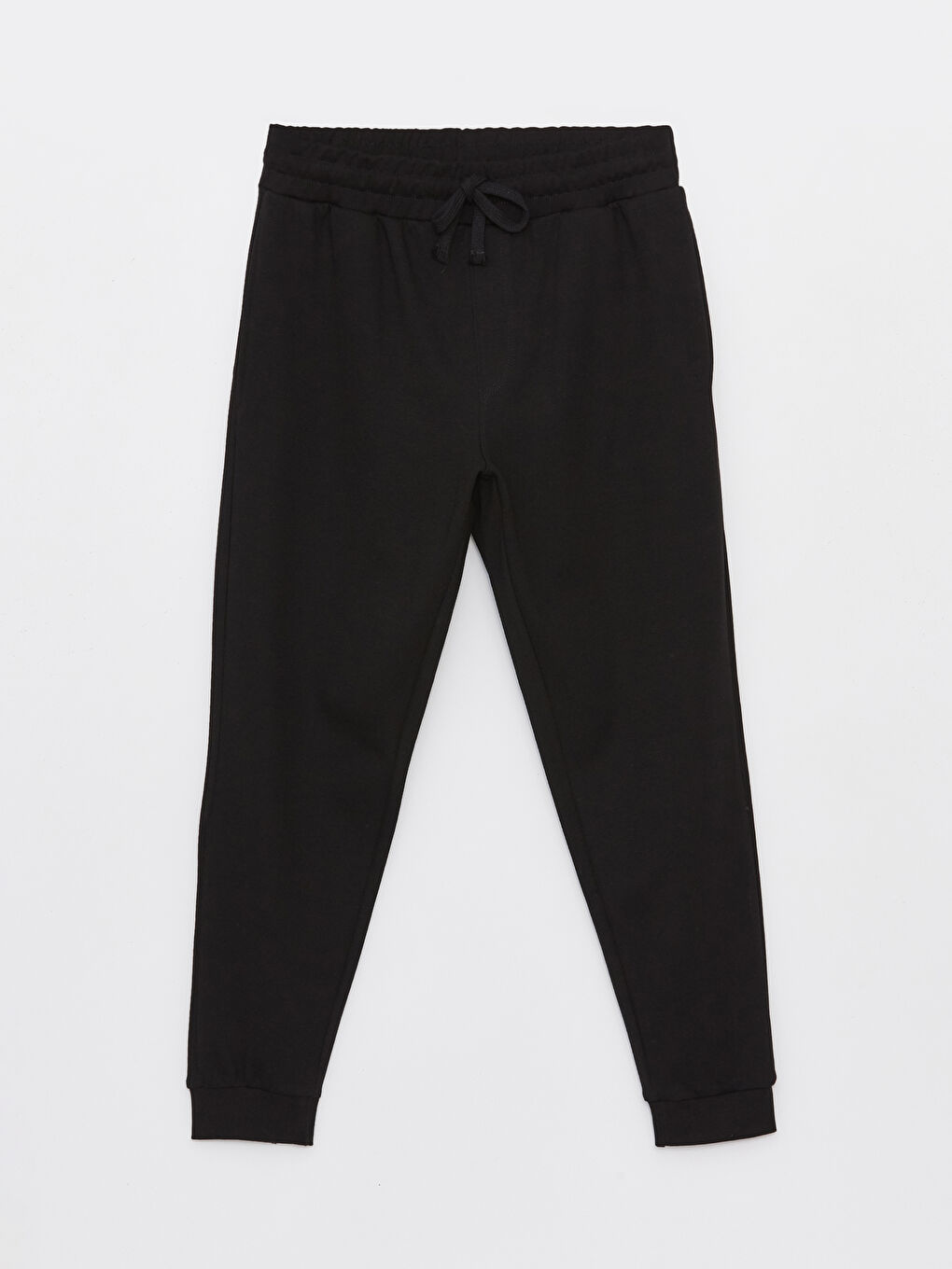 Siyah Standart Kalıp Erkek Jogger Eşofman Altı-4