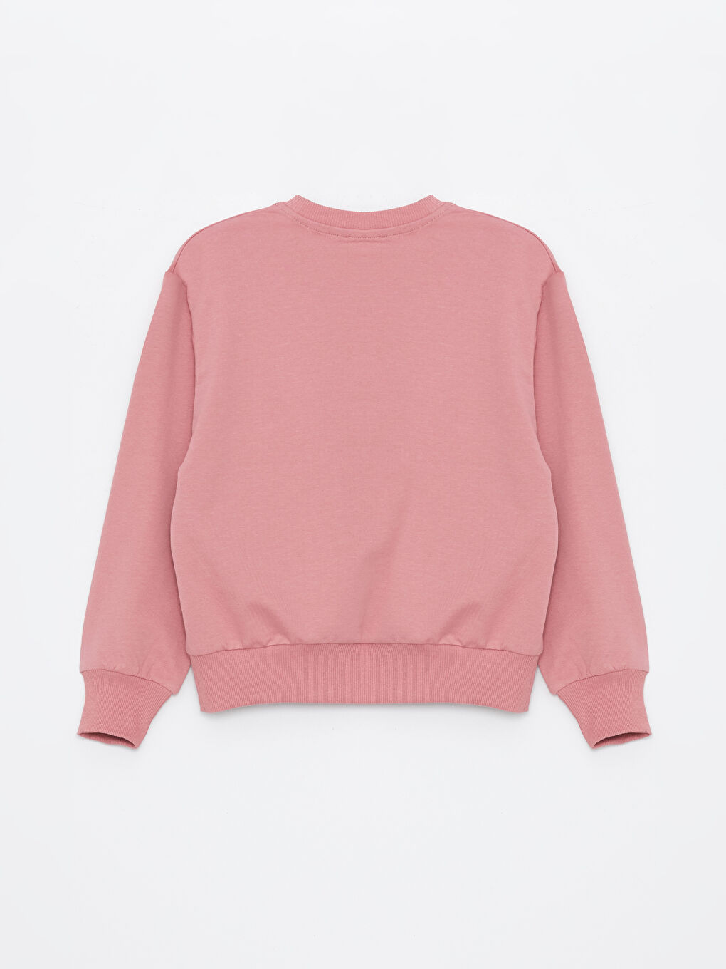 Calimera Kids Pembe Bisiklet Yaka Baskılı Uzun Kollu Kız Çocuk Sweatshirt - 1