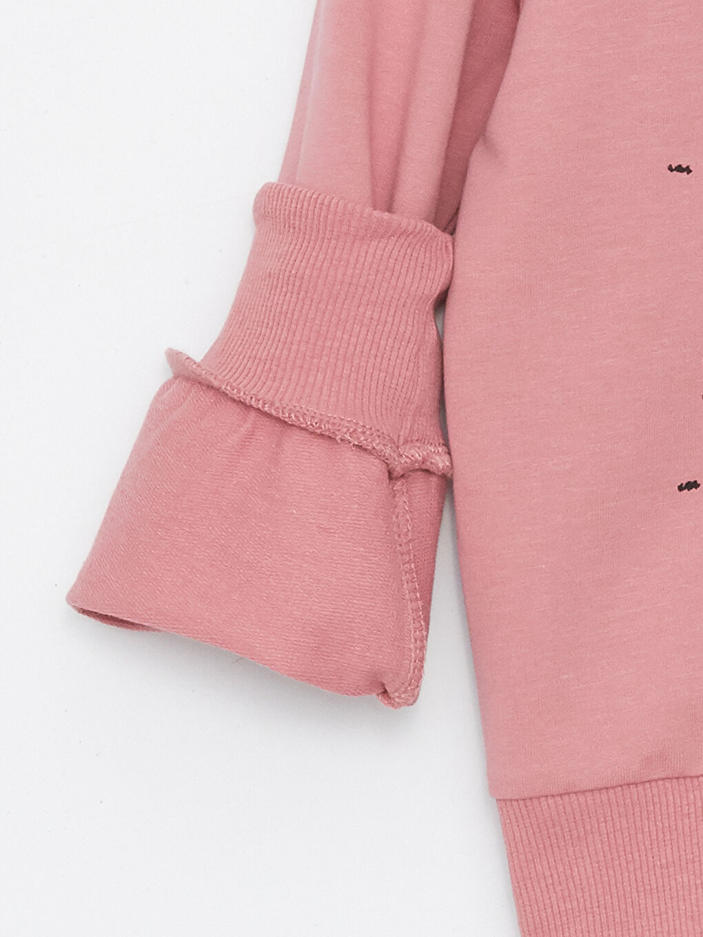 Calimera Kids Pembe Bisiklet Yaka Baskılı Uzun Kollu Kız Çocuk Sweatshirt - 2