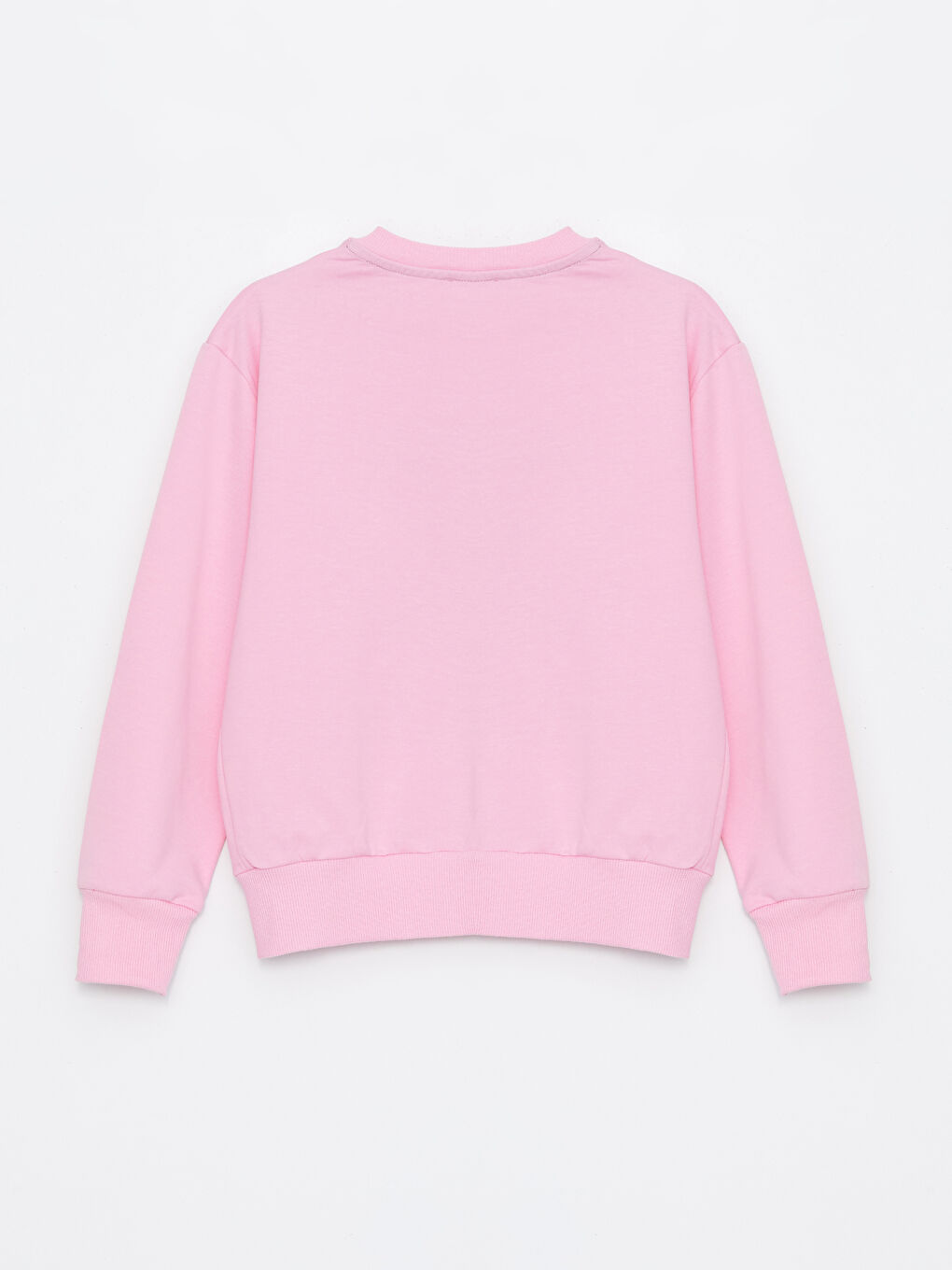 Calimera Kids Pembe Bisiklet Yaka Baskılı Uzun Kollu Kız Çocuk Sweatshirt - 1