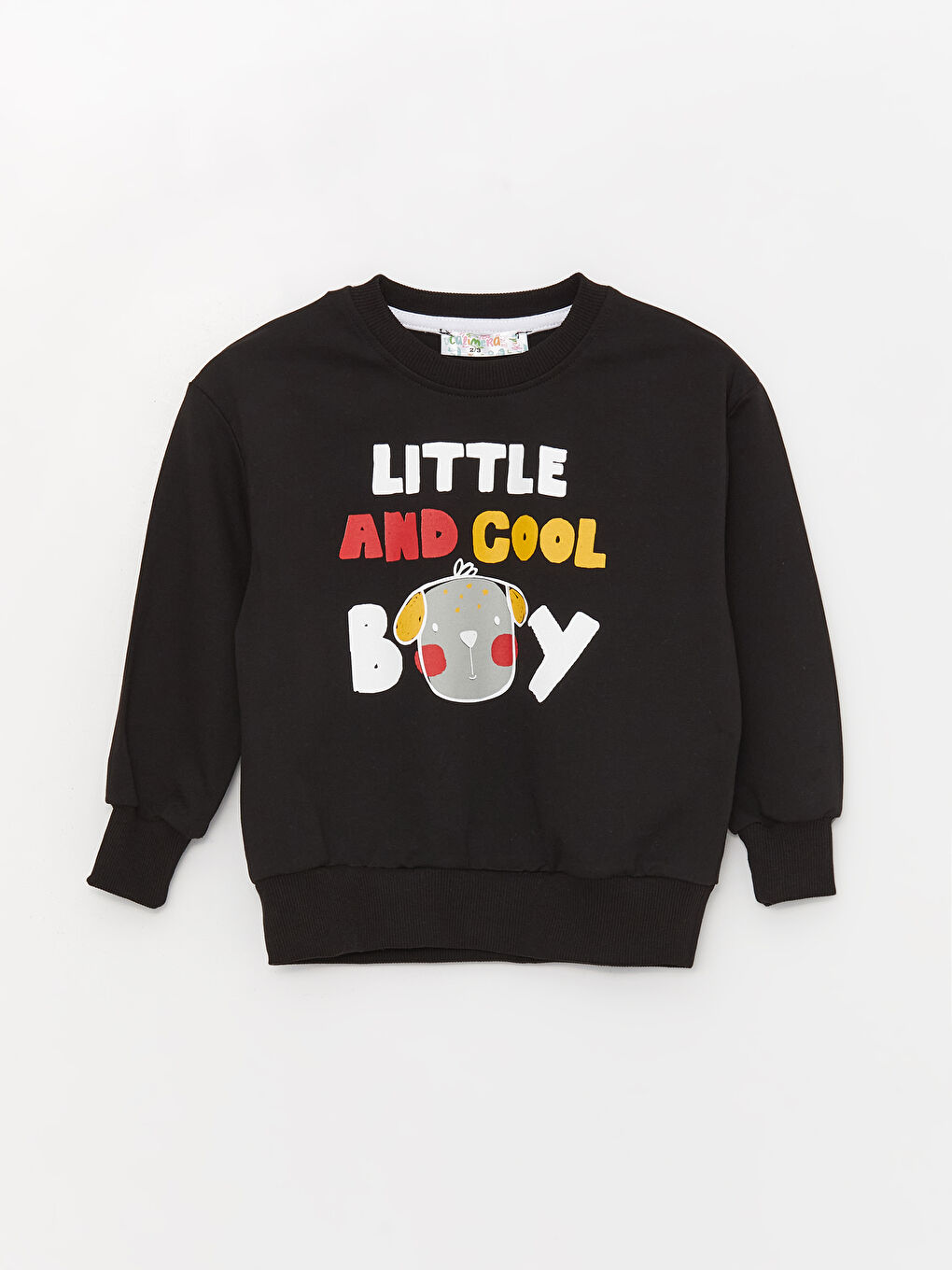 Calimera Kids Siyah Bisiklet Yaka Uzun Kollu Erkek Bebek Sweatshirt - 3