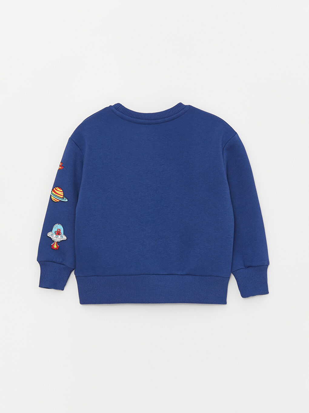 Calimera Kids Lacivert Bisiklet Yaka Uzun Kollu Baskılı Erkek Bebek Sweatshirt - 1