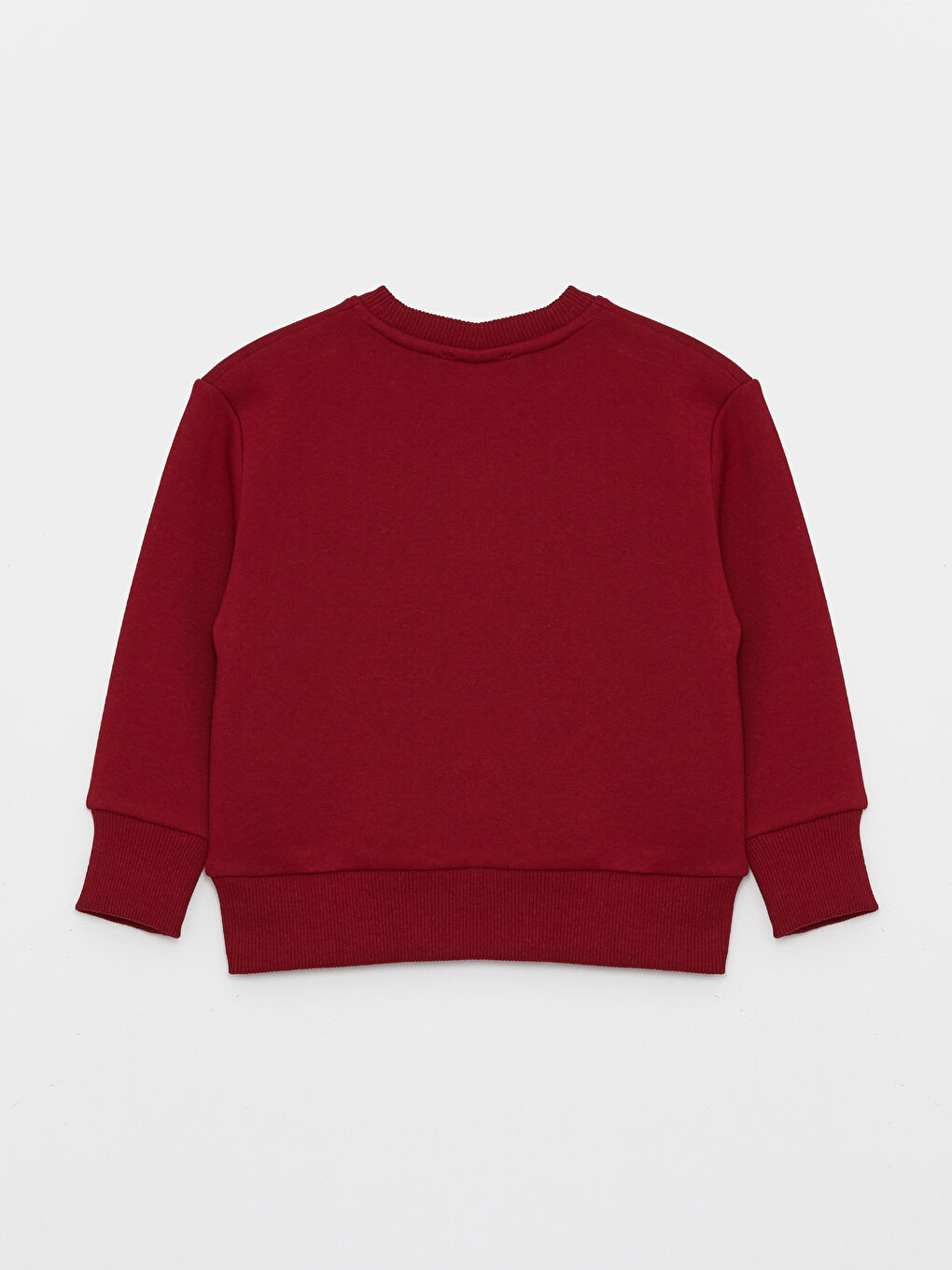 Calimera Kids Bordo Bisiklet Yaka Uzun Kollu Erkek Bebek Sweatshirt - 1