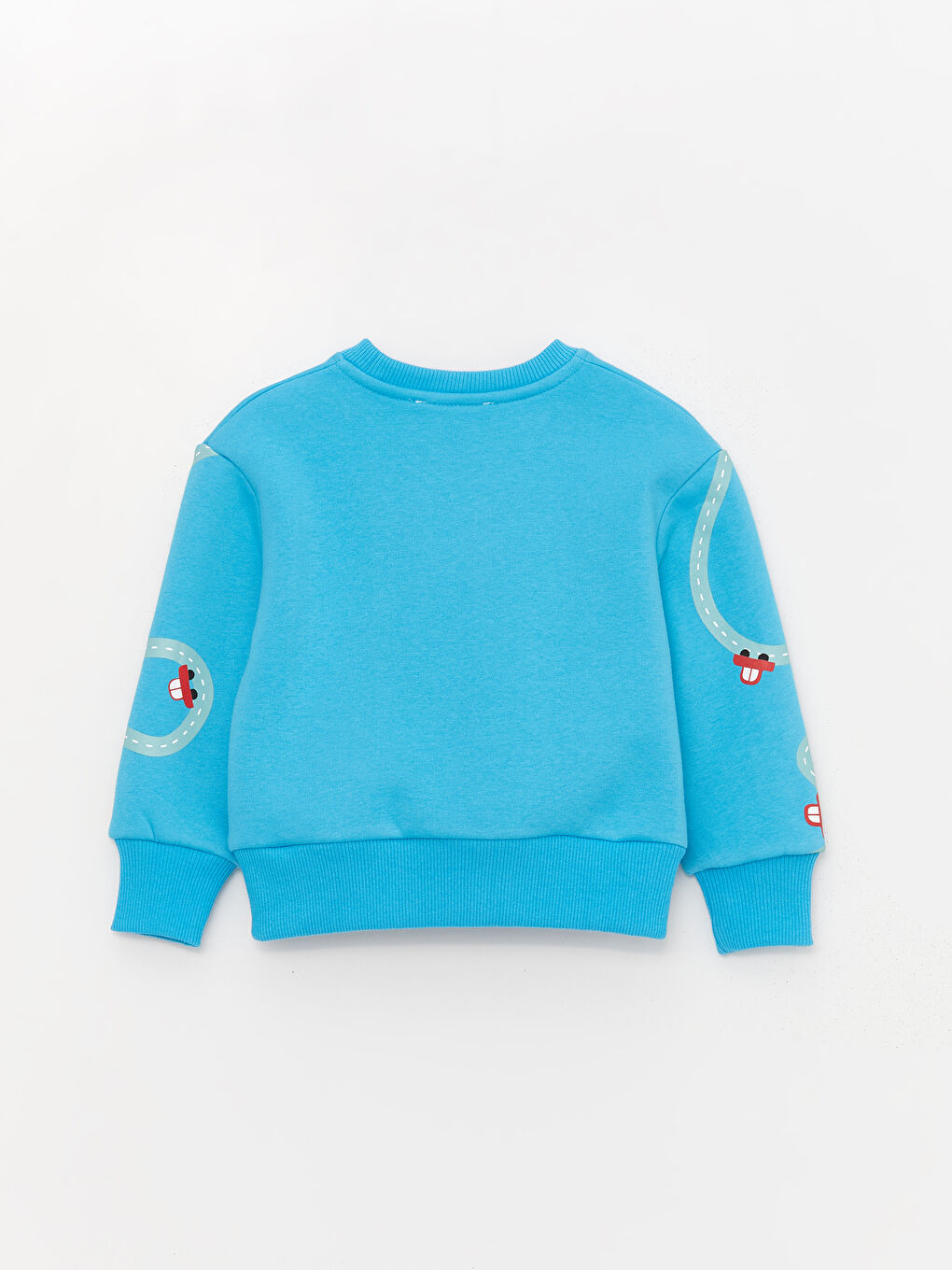 Calimera Kids Turkuaz Bisiklet Yaka Uzun Kollu Erkek Bebek Sweatshirt - 1