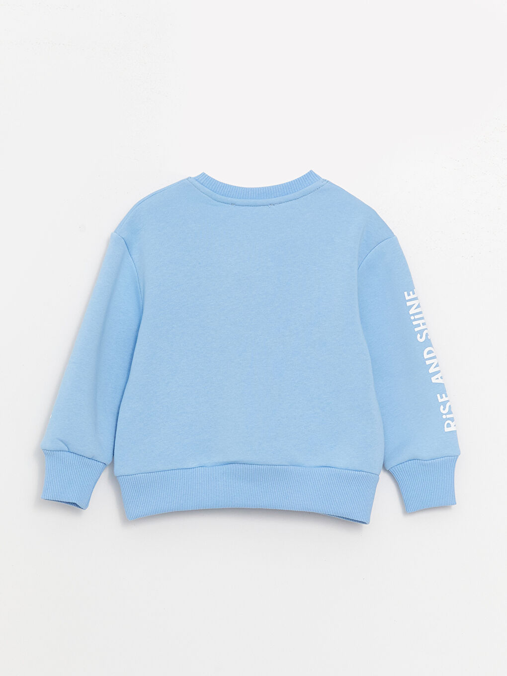 Calimera Kids Açık Mavi Bisiklet Yaka Uzun Kollu Baskılı Erkek Bebek Sweatshirt - 1