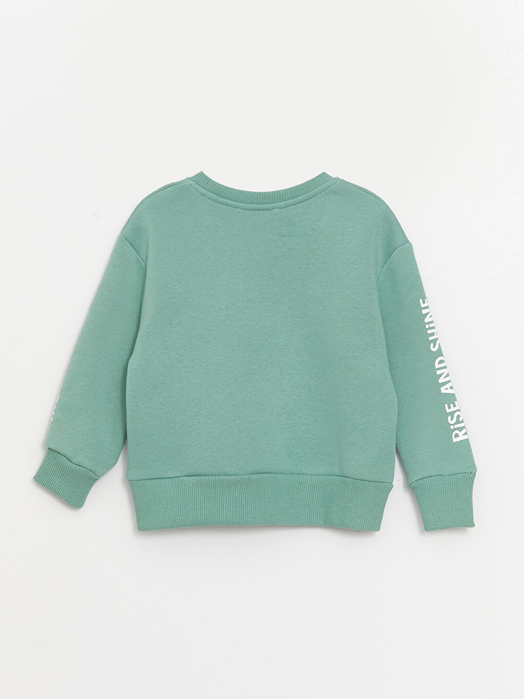 Calimera Kids Yeşil Bisiklet Yaka Uzun Kollu Baskılı Erkek Bebek Sweatshirt - 3