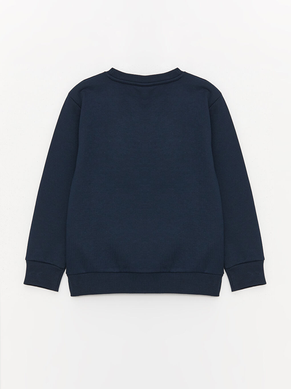 LCW Kids Lacivert Bisiklet Yaka Baskılı Çift Yönlü Payetli Uzun Kollu Erkek Çocuk Sweatshirt - 3