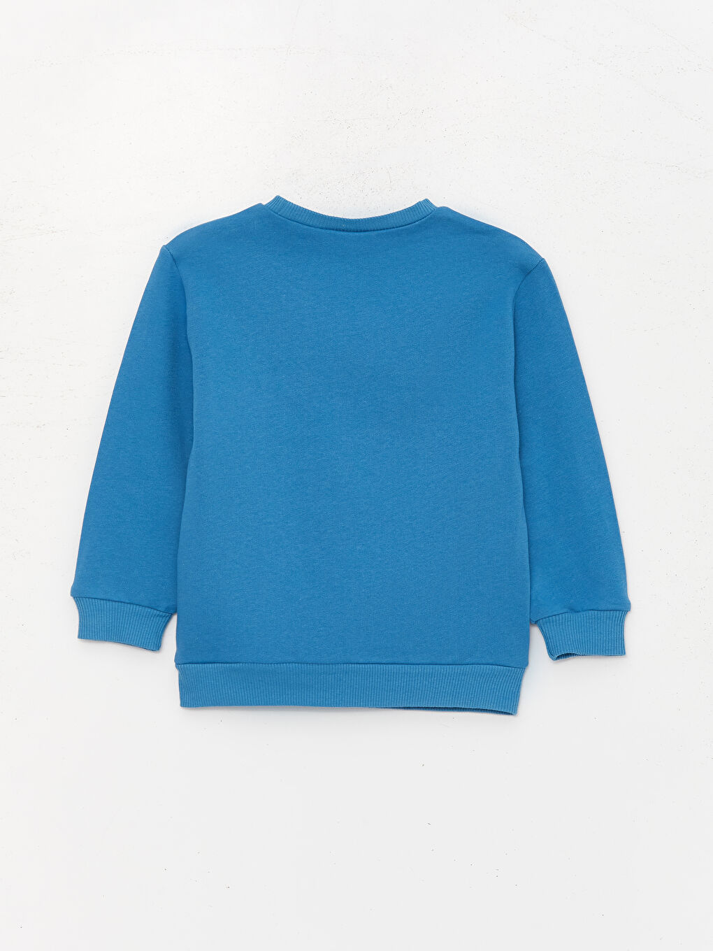 Mavi Bisiklet Yaka Uzun Kollu Baskılı Erkek Bebek Sweatshirt-1