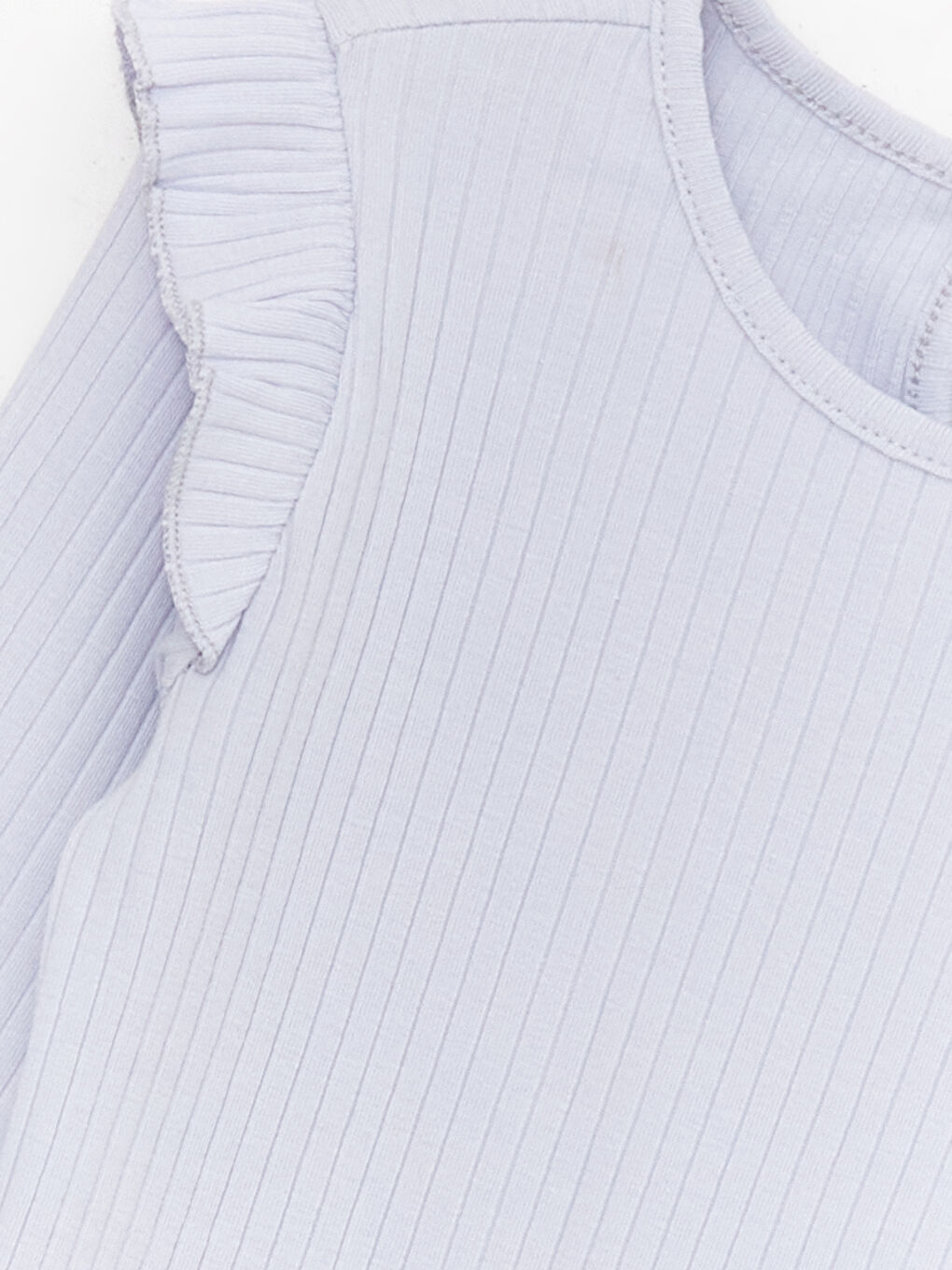 Футболка с круглым вырезом и длинным рукавом для малышек девочек-5