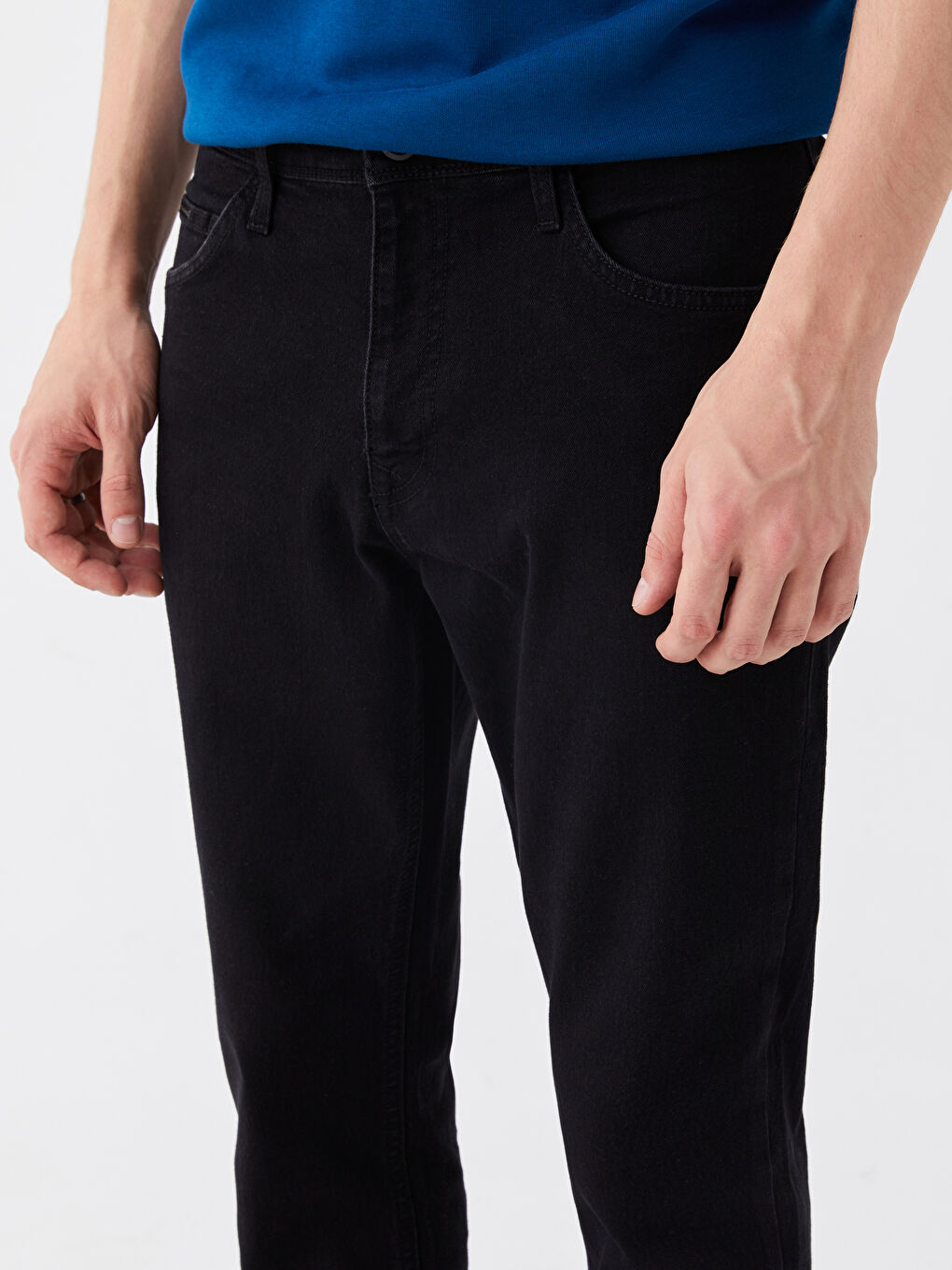 Siyah 750 Slim Fit Erkek Jean Pantolon-1