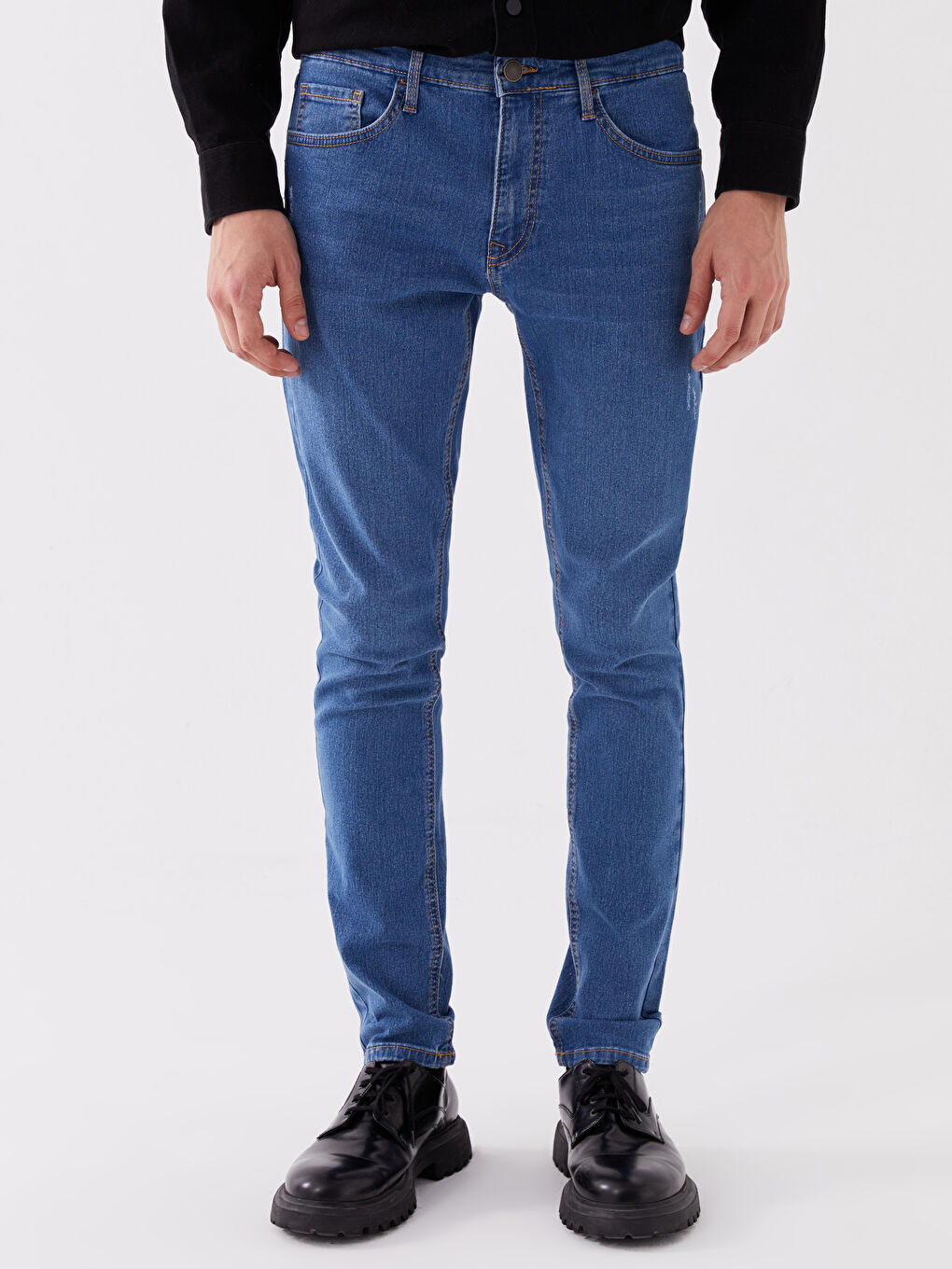 LCW Jeans Orta İndigo Rodeo 760 Skinny Fit Erkek Jean Pantolon - 2