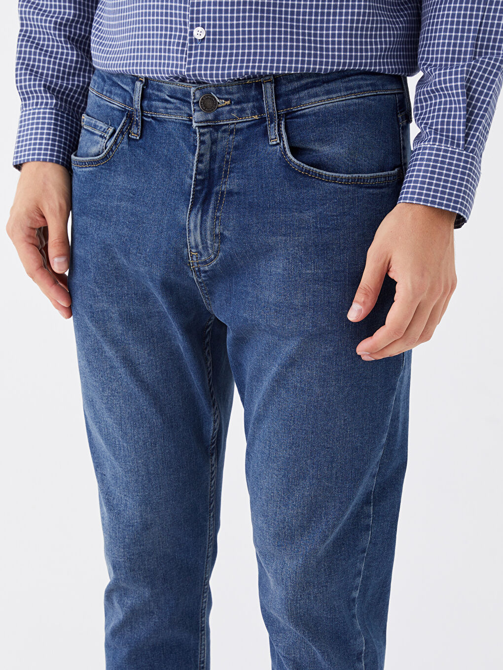 LCW Casual Açık İndigo Rodeo 730 Havuç Kalıp Erkek Jean Pantolon - 4