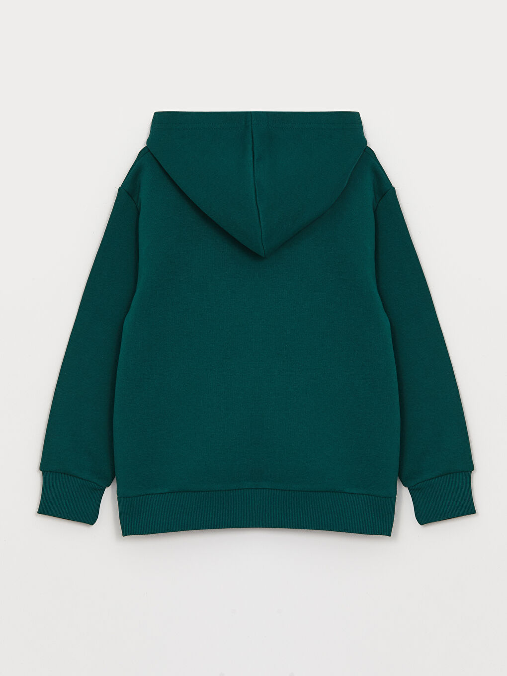 LCW Kids Koyu Yeşil Rahat Kalıp Baskılı Erkek Çocuk Hoodie - 4