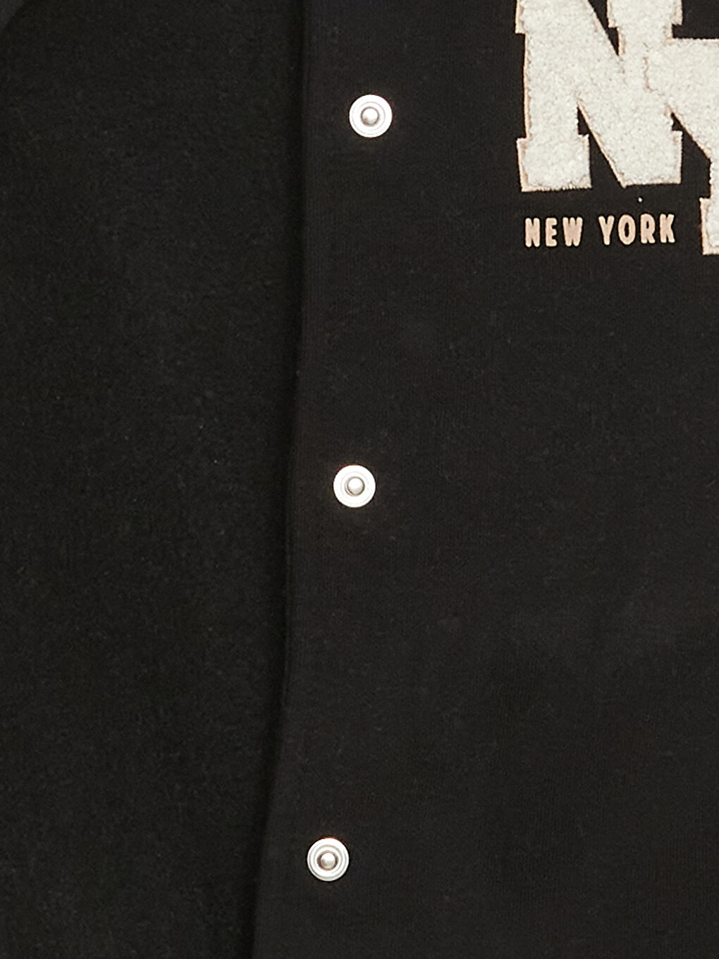 Siyah Nakışlı Uzun Kollu Kız Çocuk Kolej Ceket-2