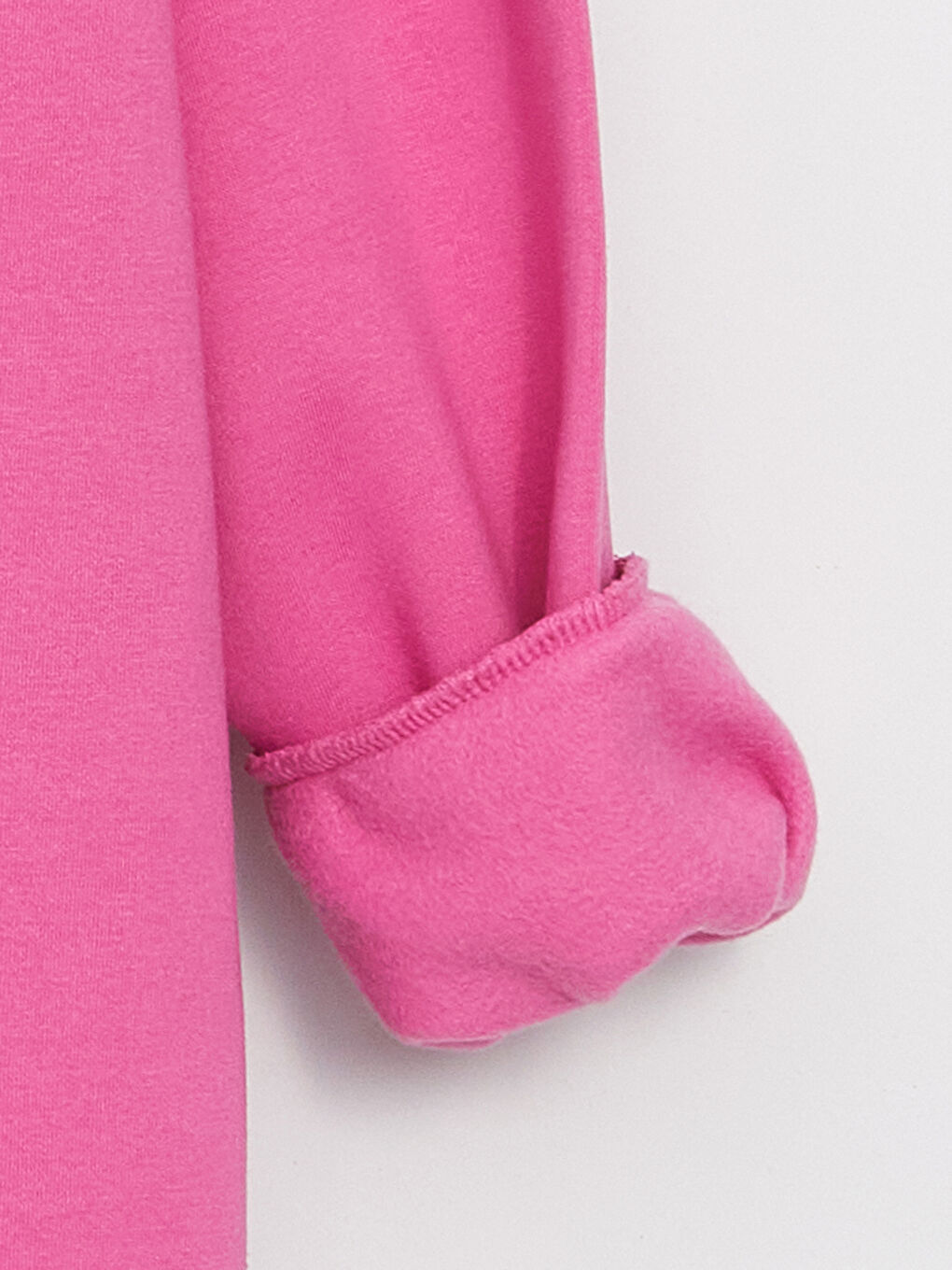 Pembe Barbie Baskılı Uzun Kollu Oversize Kadın Hoodie-7
