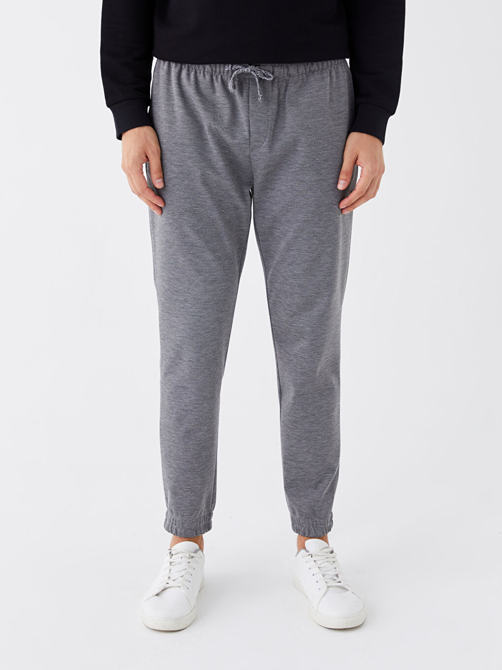 LCWAIKIKI Classic Siyah Slim Fit Erkek Jogger Eşofman Altı - 2