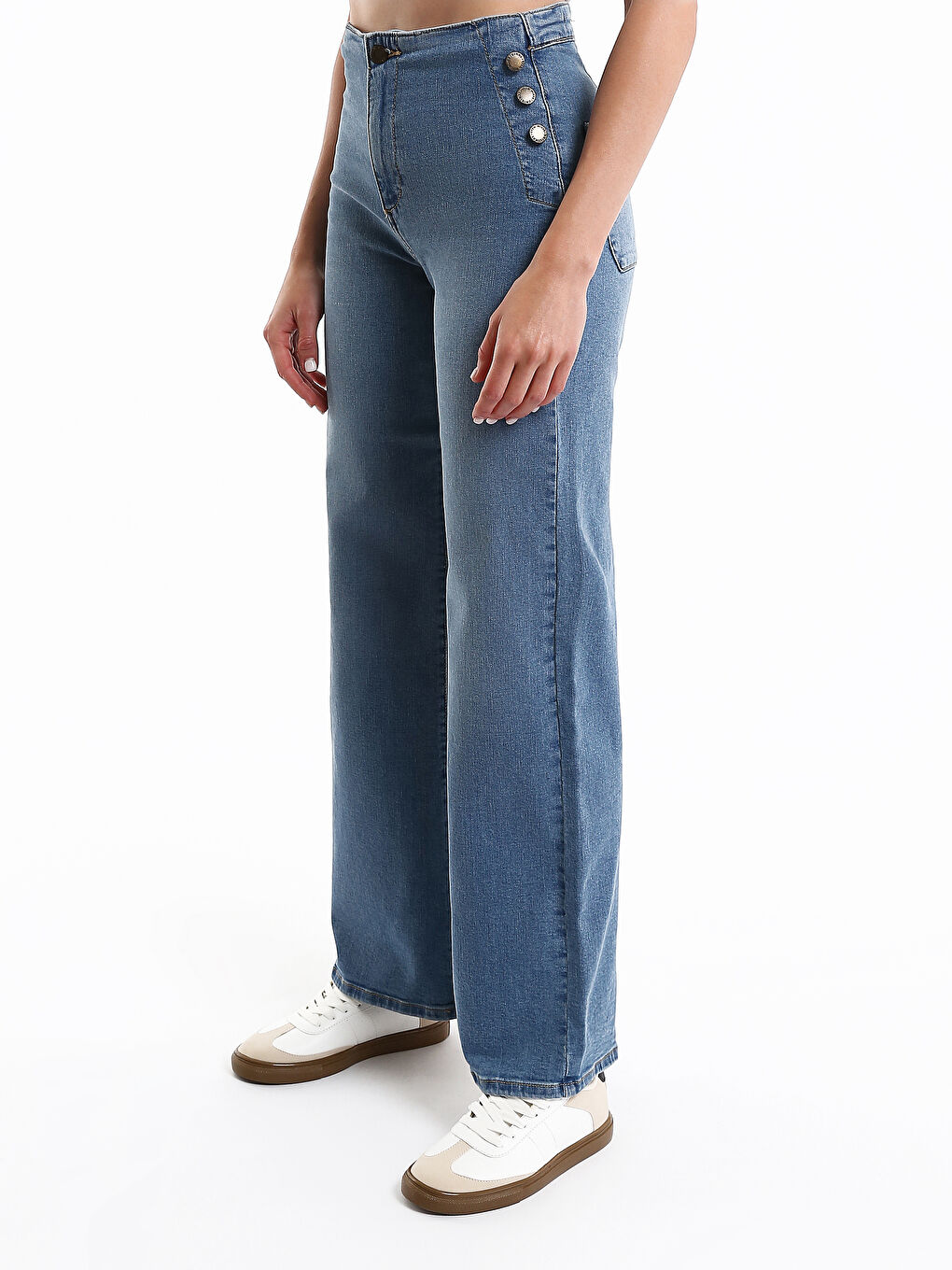 Wideleg Women's Jeans-3