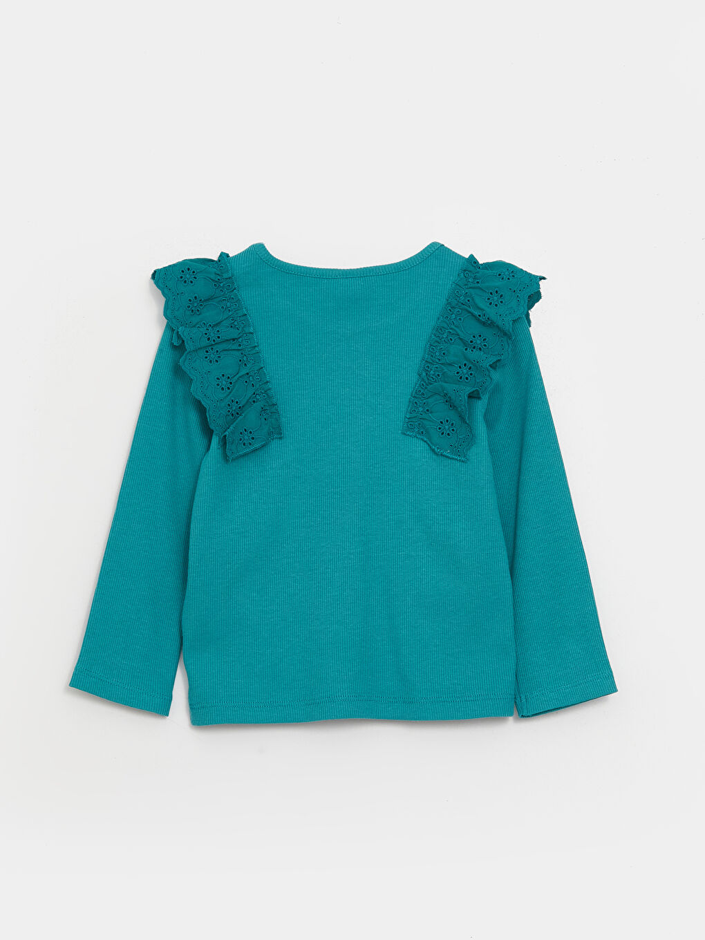 Crew Neck Long Sleeve Baby Girls' T-Shirt -W3IE30Z1-GMR