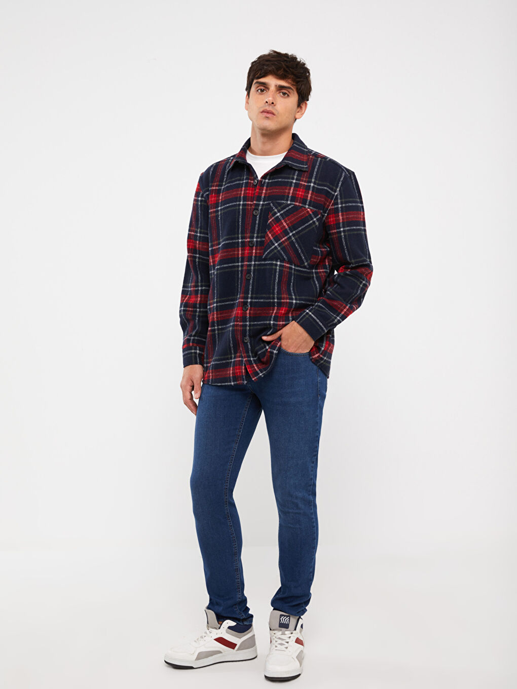 LCW Jeans Koyu Rodeo 750 Slim Fit Erkek Jean Pantolon