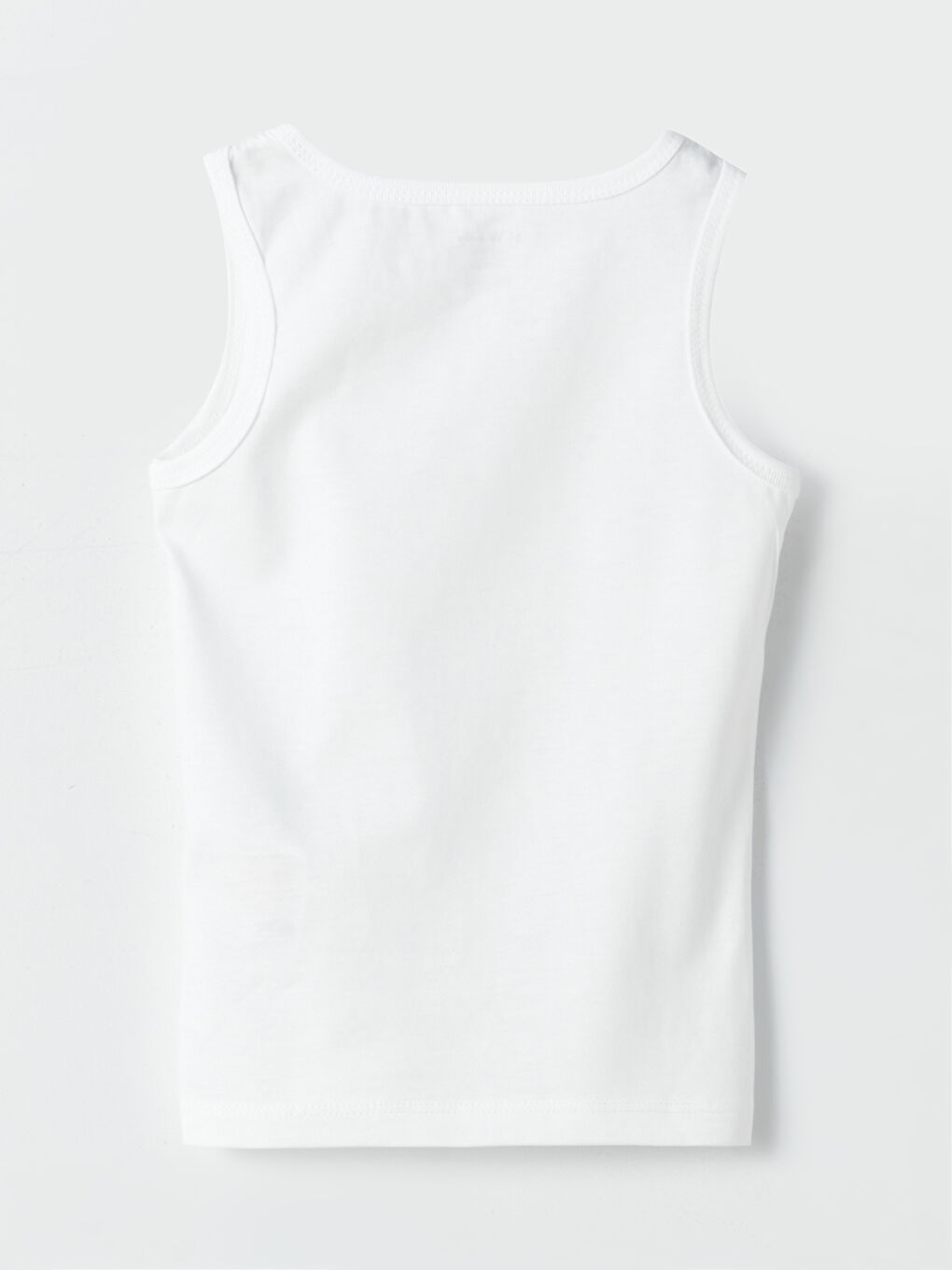 Ekru Bisiklet Yaka Erkek Bebek Atlet-1