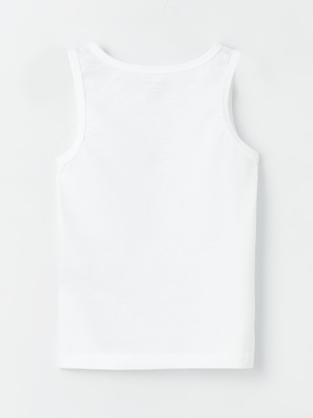 Ekru Bisiklet Yaka Kız Bebek Atlet-1