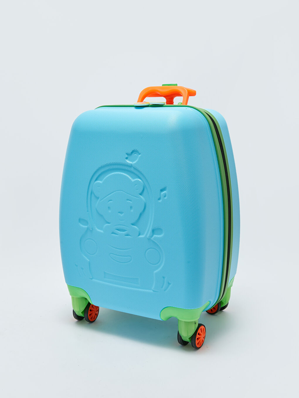 Mavi Panda Baskılı Kabin Boy Valiz-1