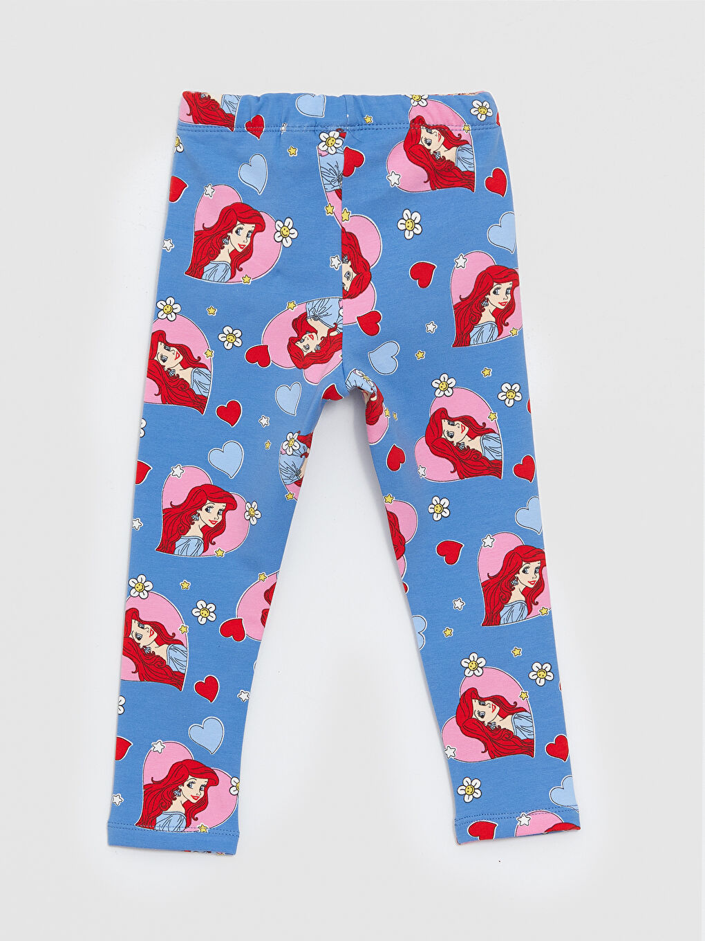 Sweatshirt et Collants Bébé Fille Ariel Imprimés à Col Rond et Manches Longues-5