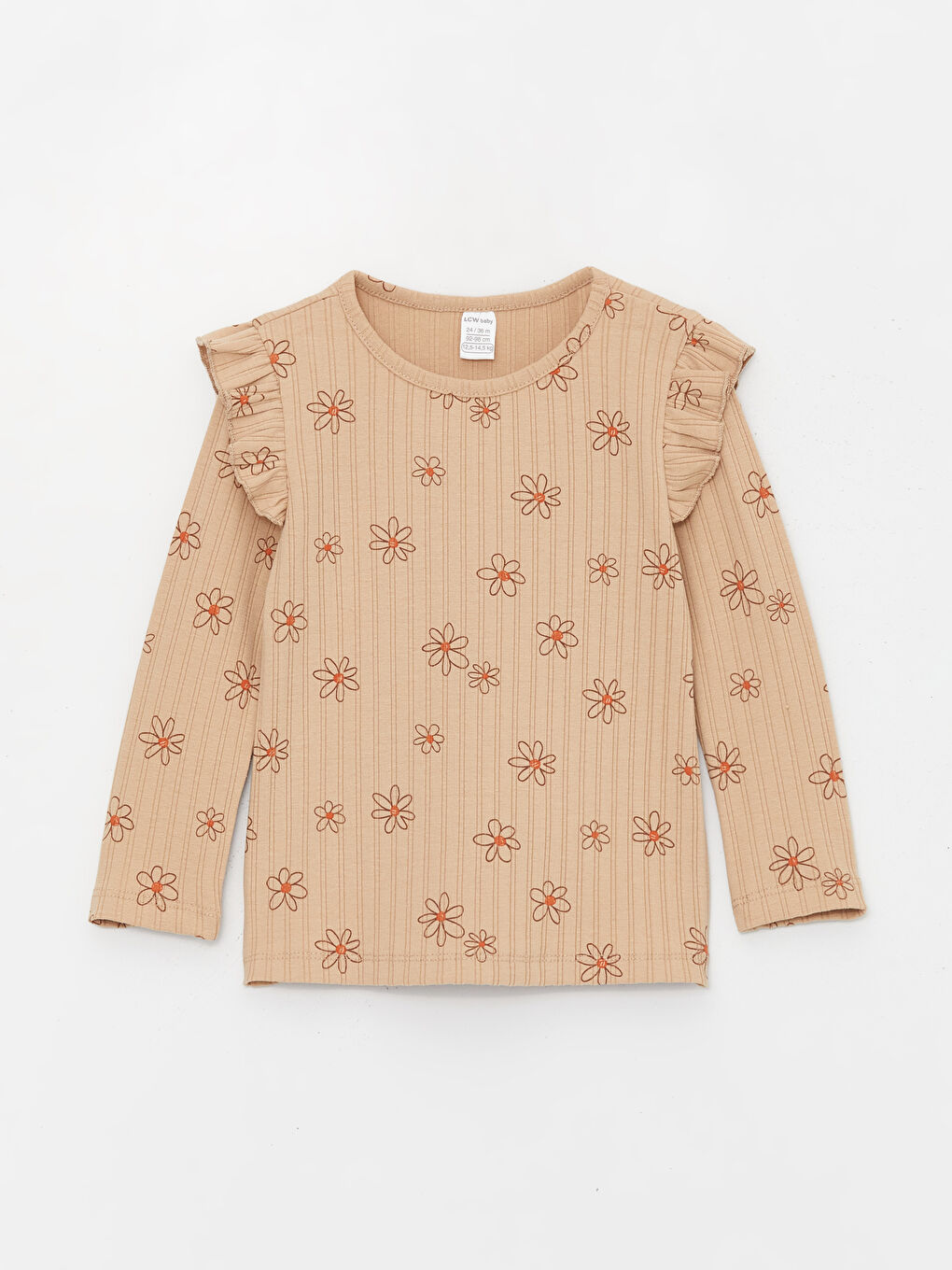 Crew Neck Long Sleeve Baby Girls' T-Shirt 2 Pack-1