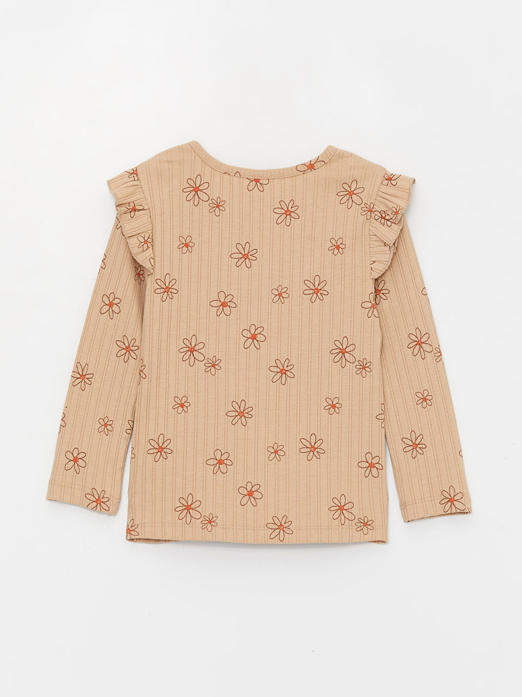 Crew Neck Long Sleeve Baby Girls' T-Shirt 2 Pack-2