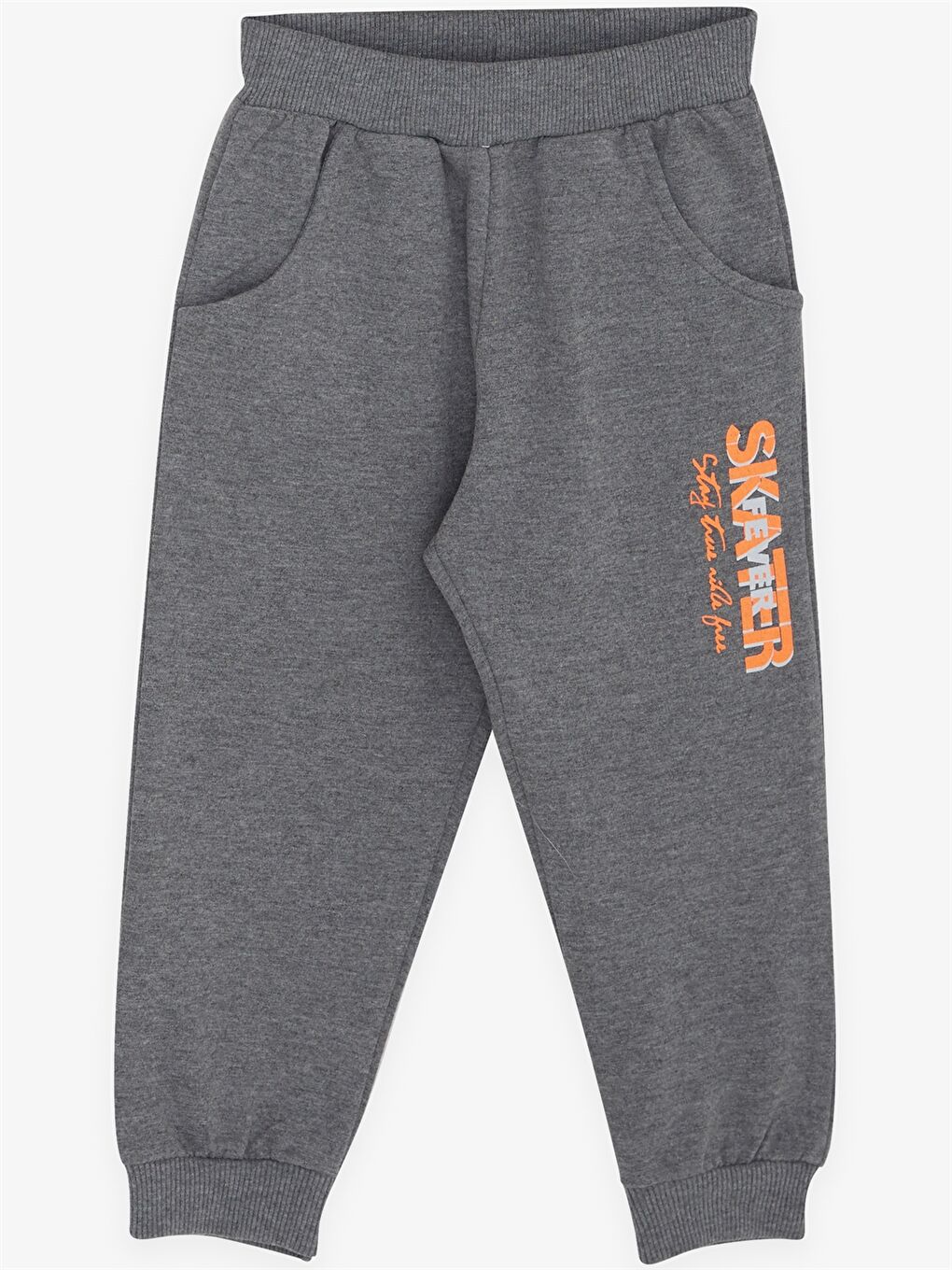 Sarı Bisiklet Yaka Uzun Kollu Baskılı Erkek Bebek 2'li Takım-3