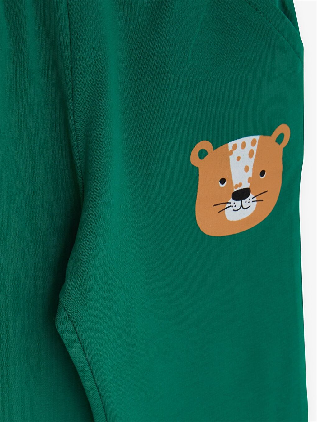 Gri Bisiklet Yaka Uzun Kollu Baskılı Erkek Bebek 2'li Takım-5