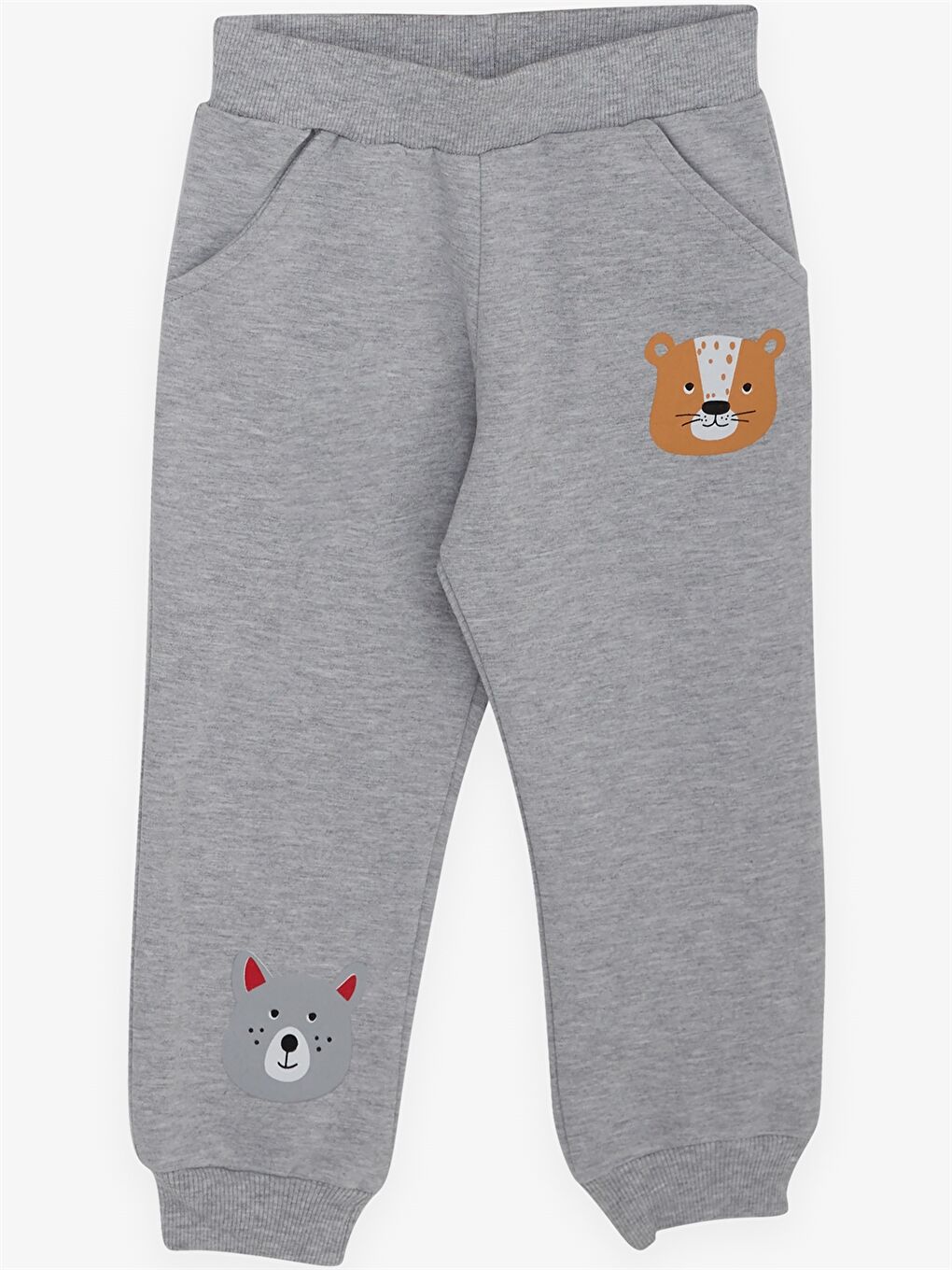 Turkuaz Bisiklet Yaka Uzun Kollu Baskılı Erkek Bebek 2'li Takım-3