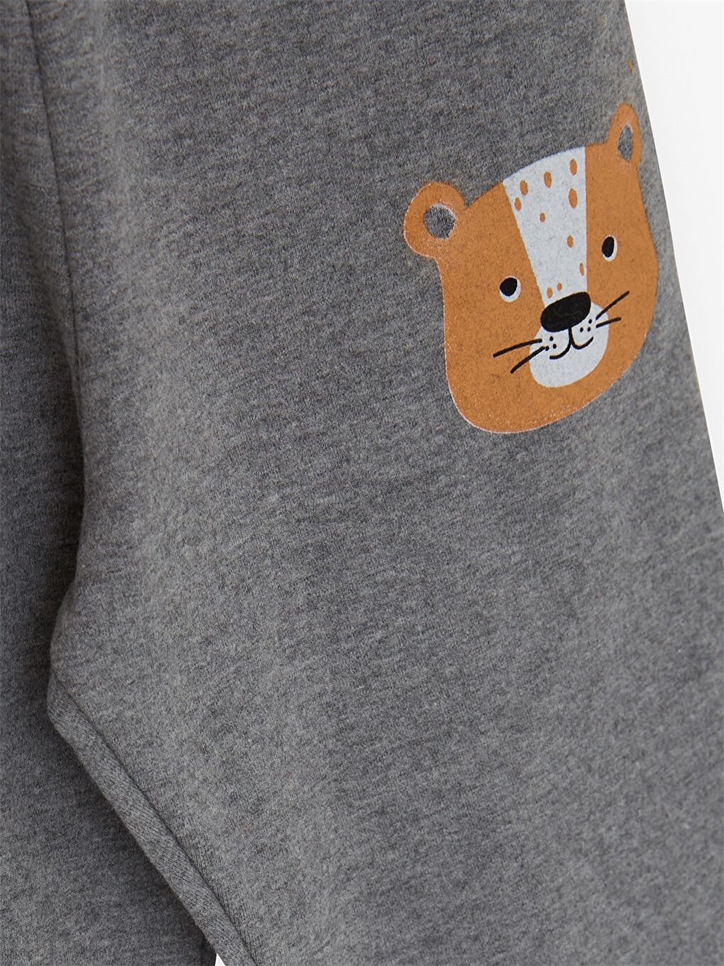 Sarı Bisiklet Yaka Uzun Kollu Baskılı Erkek Bebek 2'li Takım-5