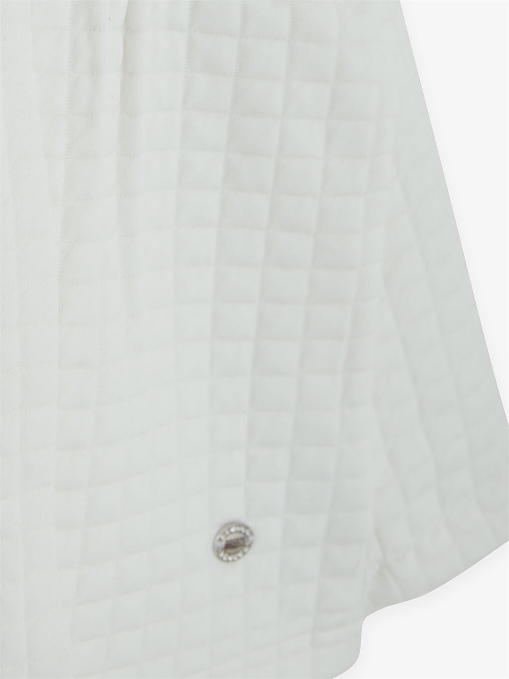 Beyaz Bebe Yaka Uzun Kollu Kız Bebek Sweatshirt-3