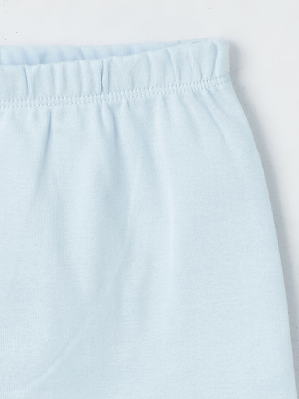 Ekru Bisiklet Yaka Baskılı Erkek Bebek Çıtçıtlı Body Pantolon ve Bere 3'lü Takım-5