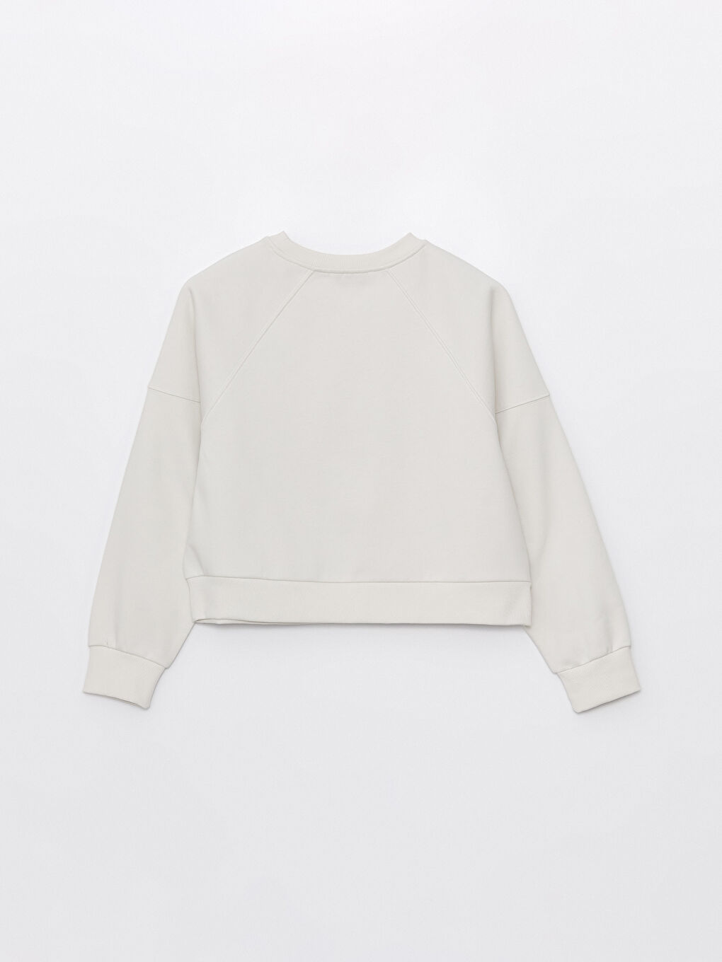 LCW Vision Taş Rengi Bisiklet Yaka Oversize Kadın Sweatshirt - 7